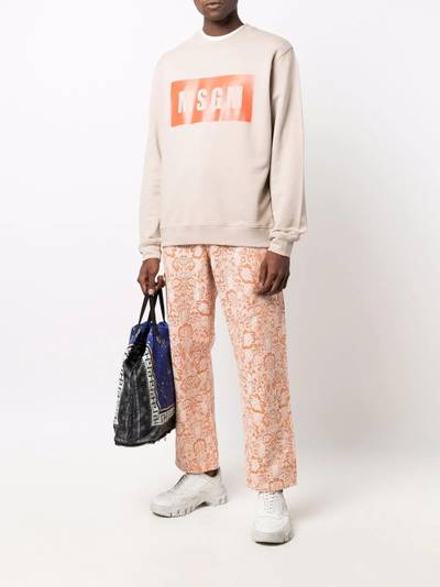 MSGM logo sweatshirt outlook