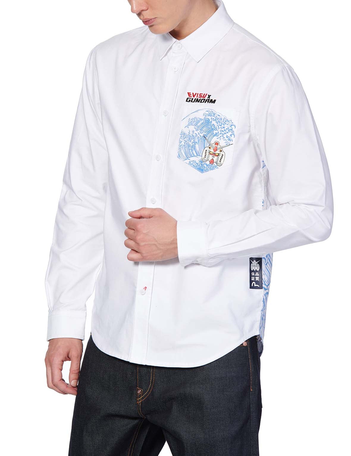 Seagull-inserted RX-78-2 GUNDAM Printed Shirt - 3