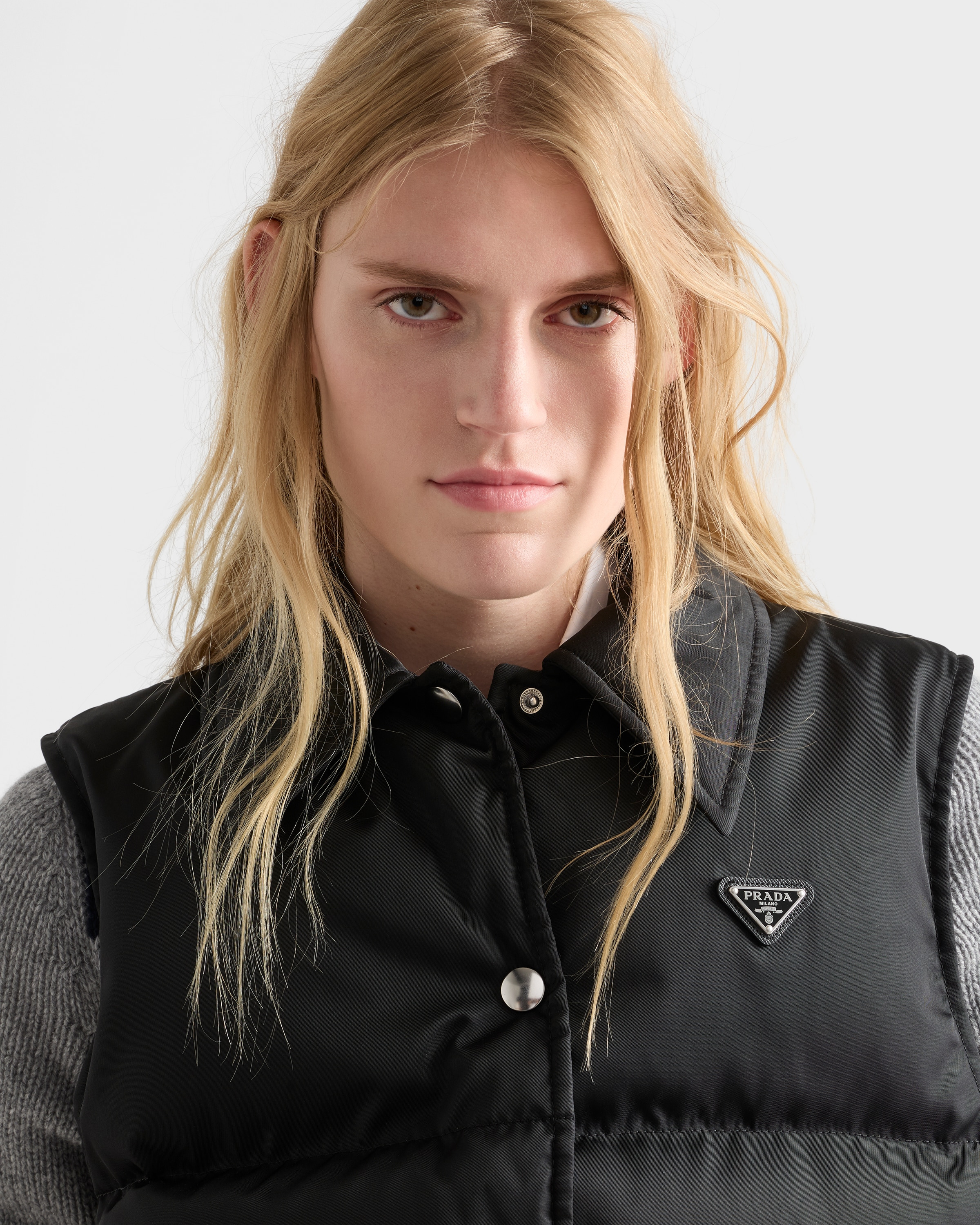 Re-Nylon down vest - 4