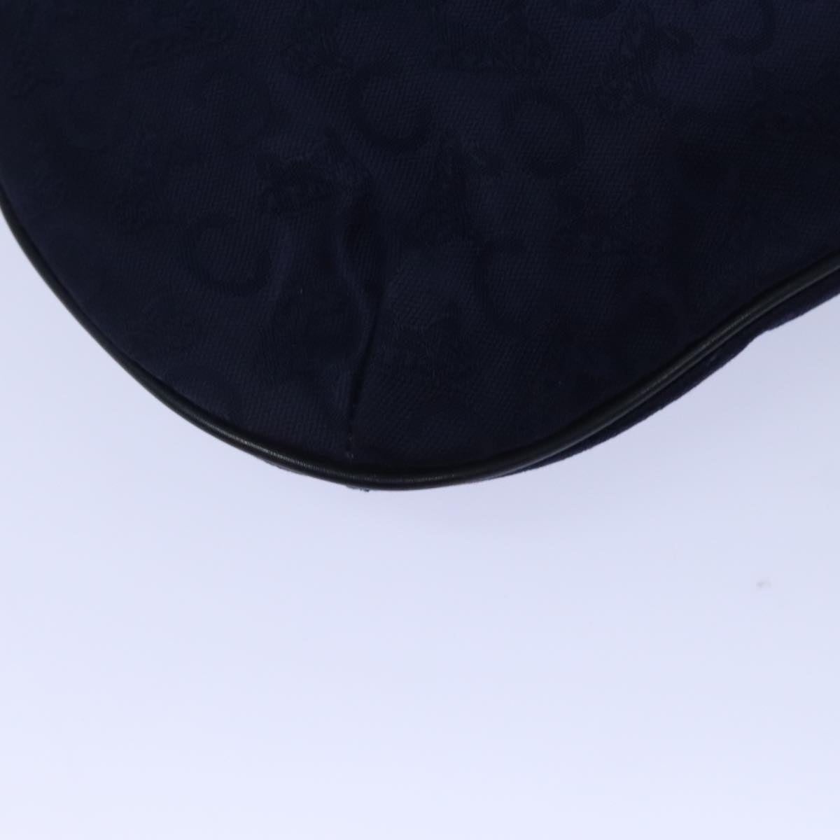 CELINE C Sulky Hand Bag Canvas Leather Navy - 14