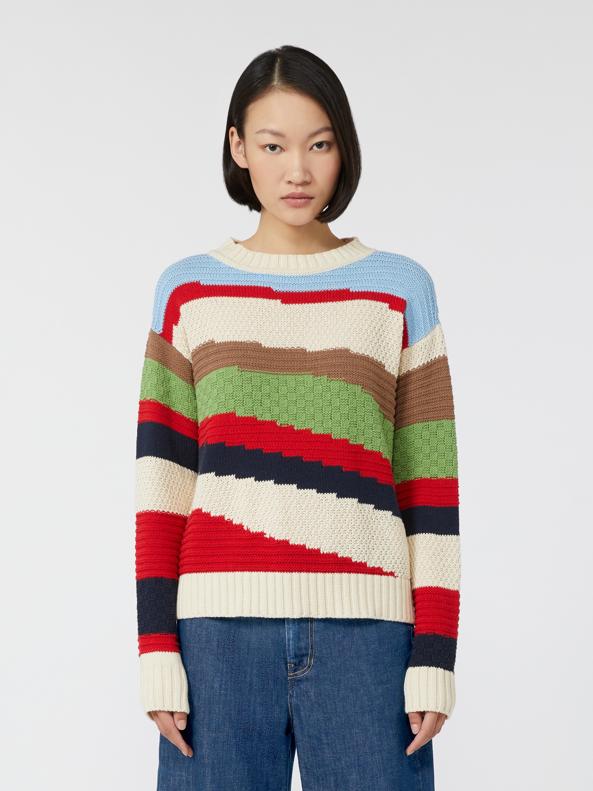 POLO Inlaid cotton sweater - 3