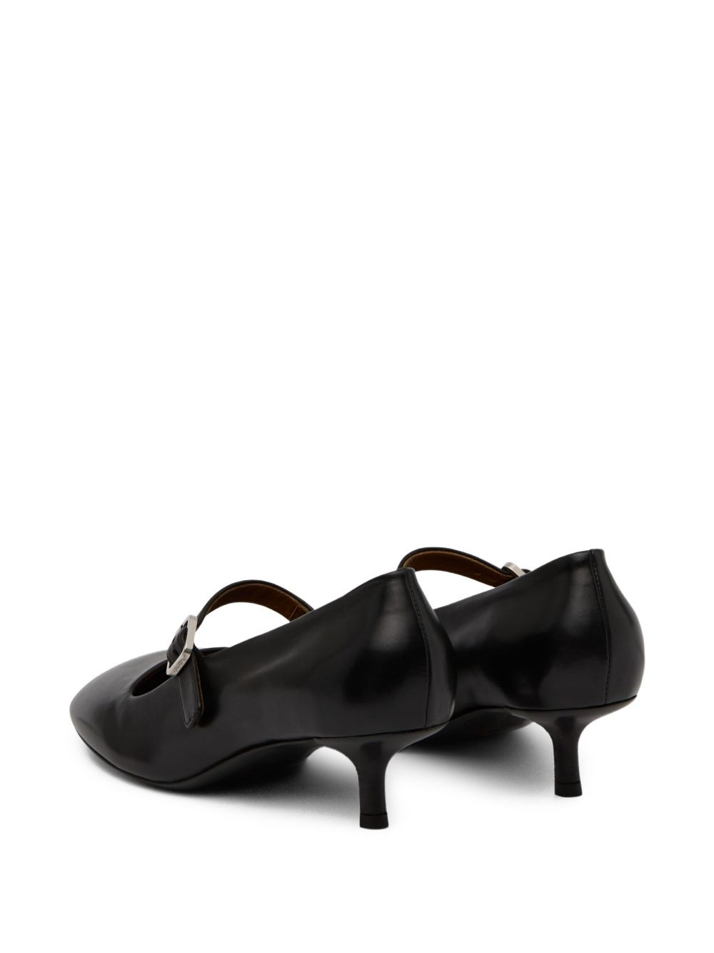 buckle-strap square-toe shoes - 3