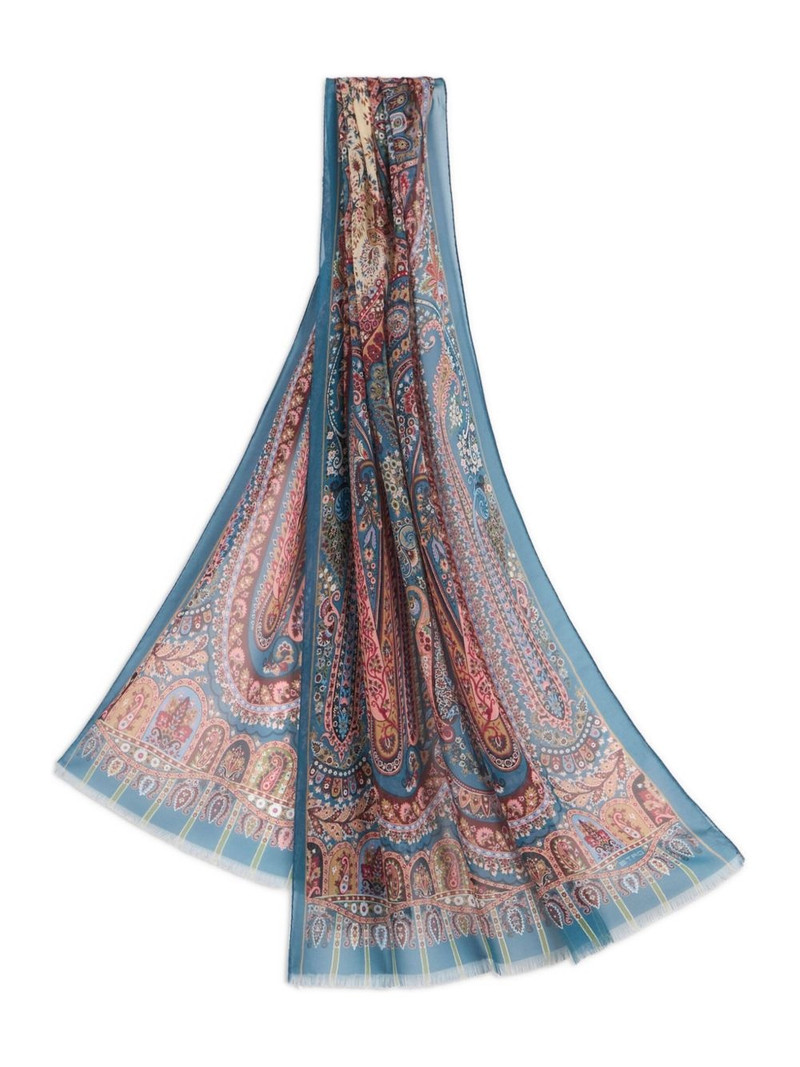 Etro paisley-print scarf outlook