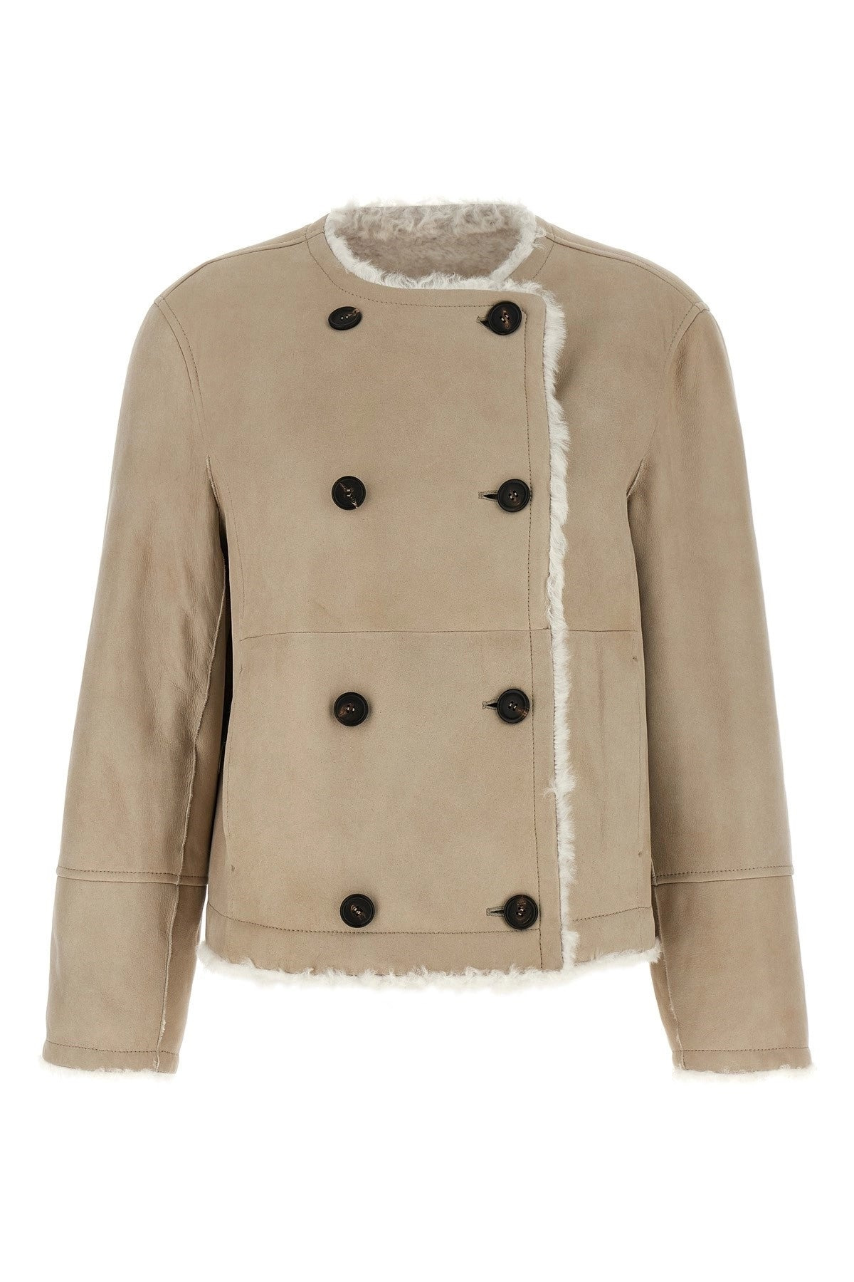 Brunello Cucinelli Women 'Fuzzy' Reversible Caban - 2