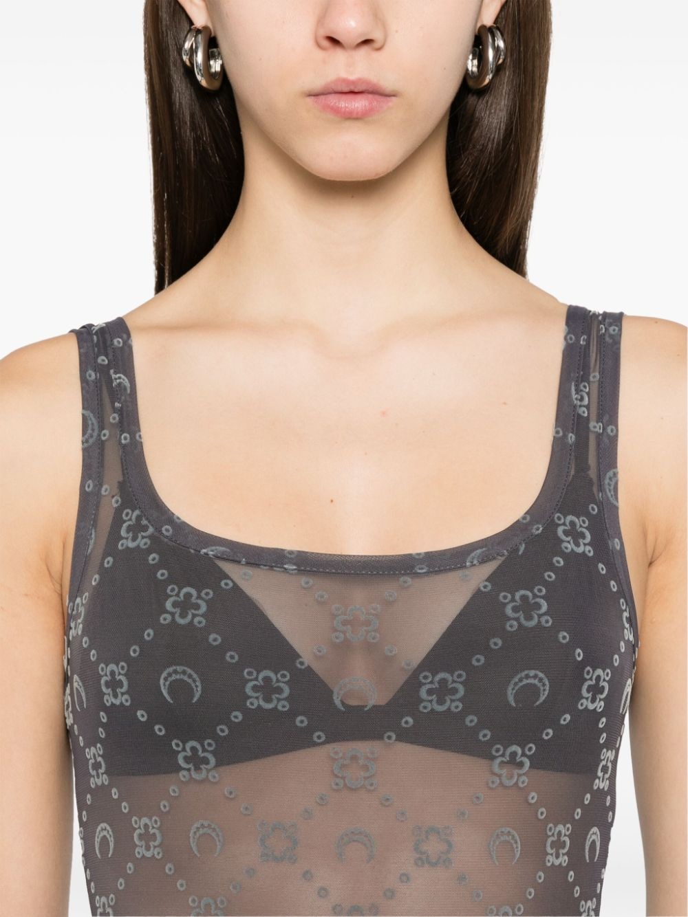 Moonogram bodysuit - 5