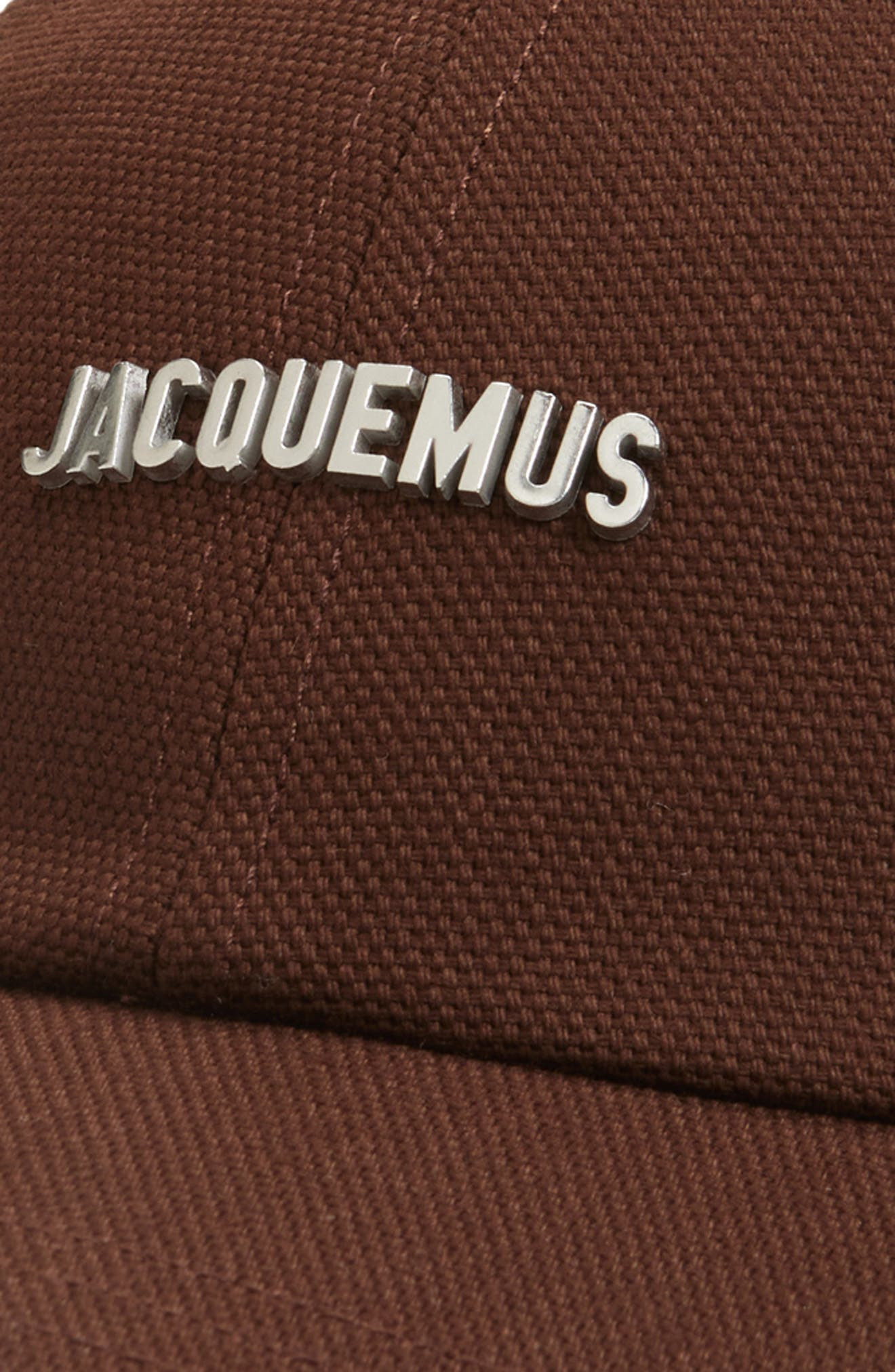 Jacquemus La Casquette Gadjo Baseball Cap in Brown 850 at Nordstrom - 3