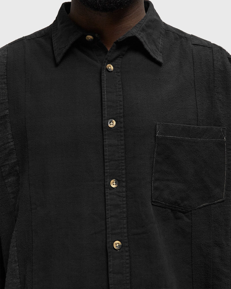 Rebuild by Needles Flannel Shirt -> 7 Cuts Wide Shirt / Over Dye 4