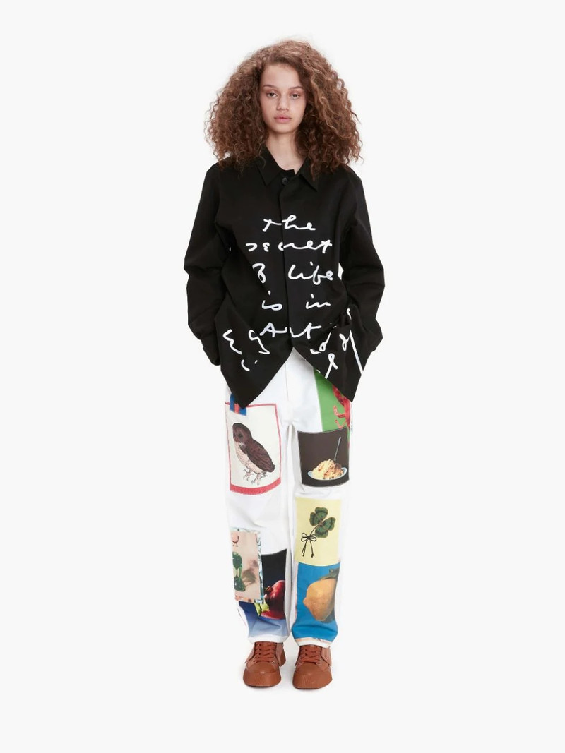 OSCAR WILDE CAPSULE: QUOTE PRINT RELAXED FIT OVERSHIRT 3