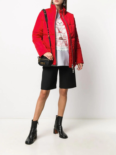 Moschino funnel neck puffer jacket outlook