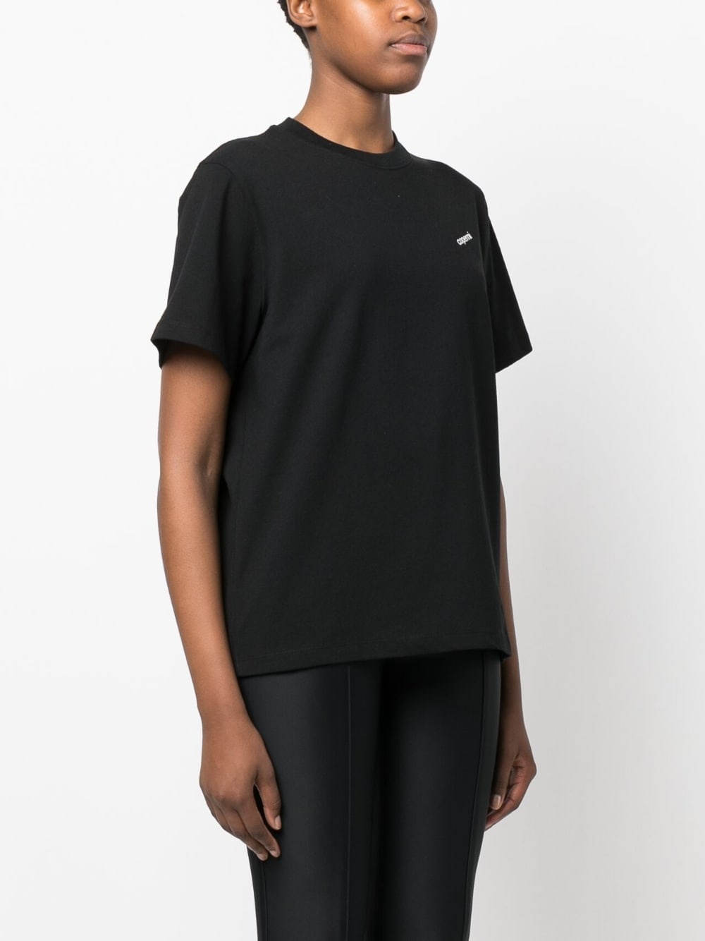 logo-print cotton T-shirt - 3
