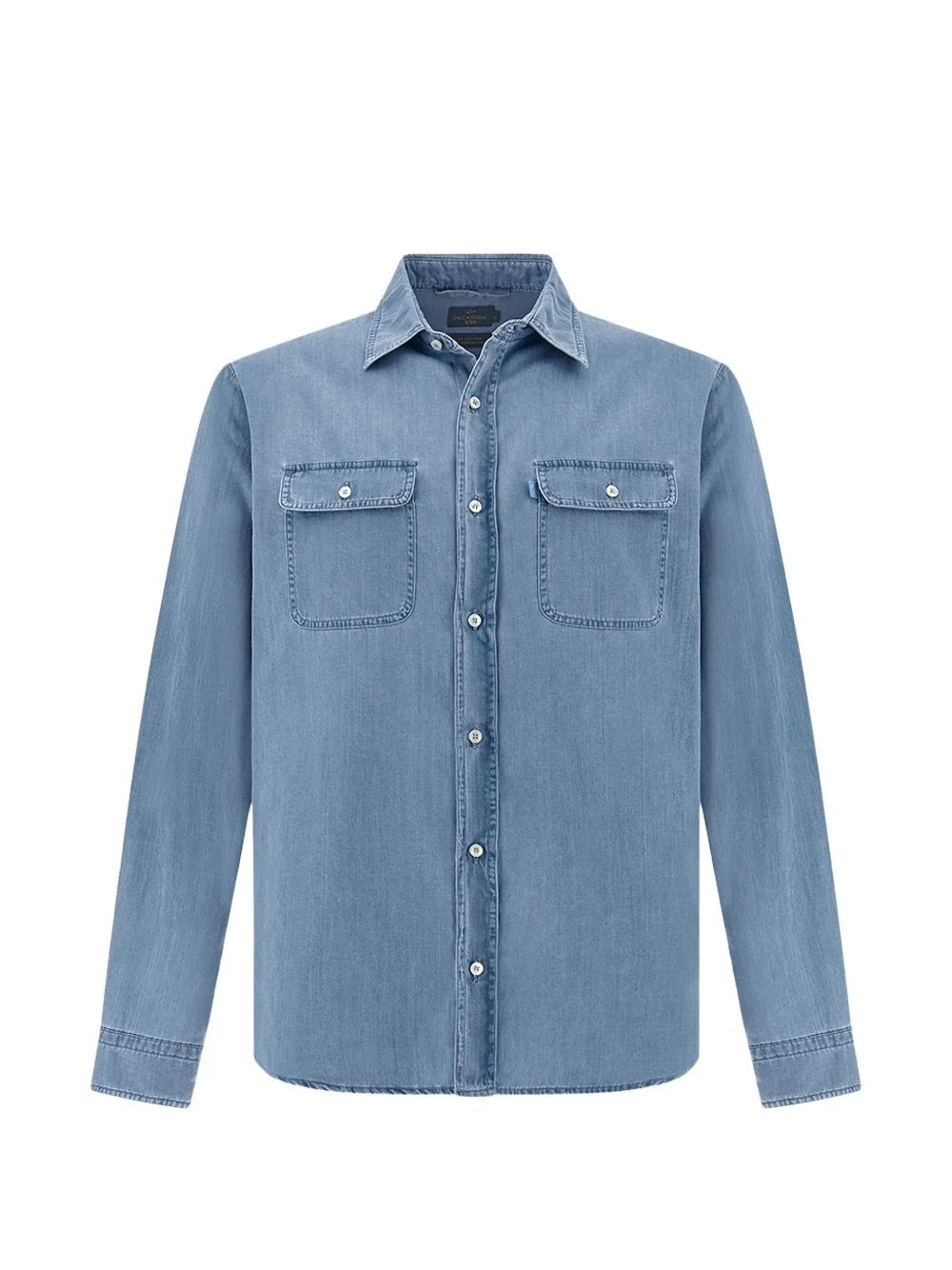 buttoned denim overshirt - 1