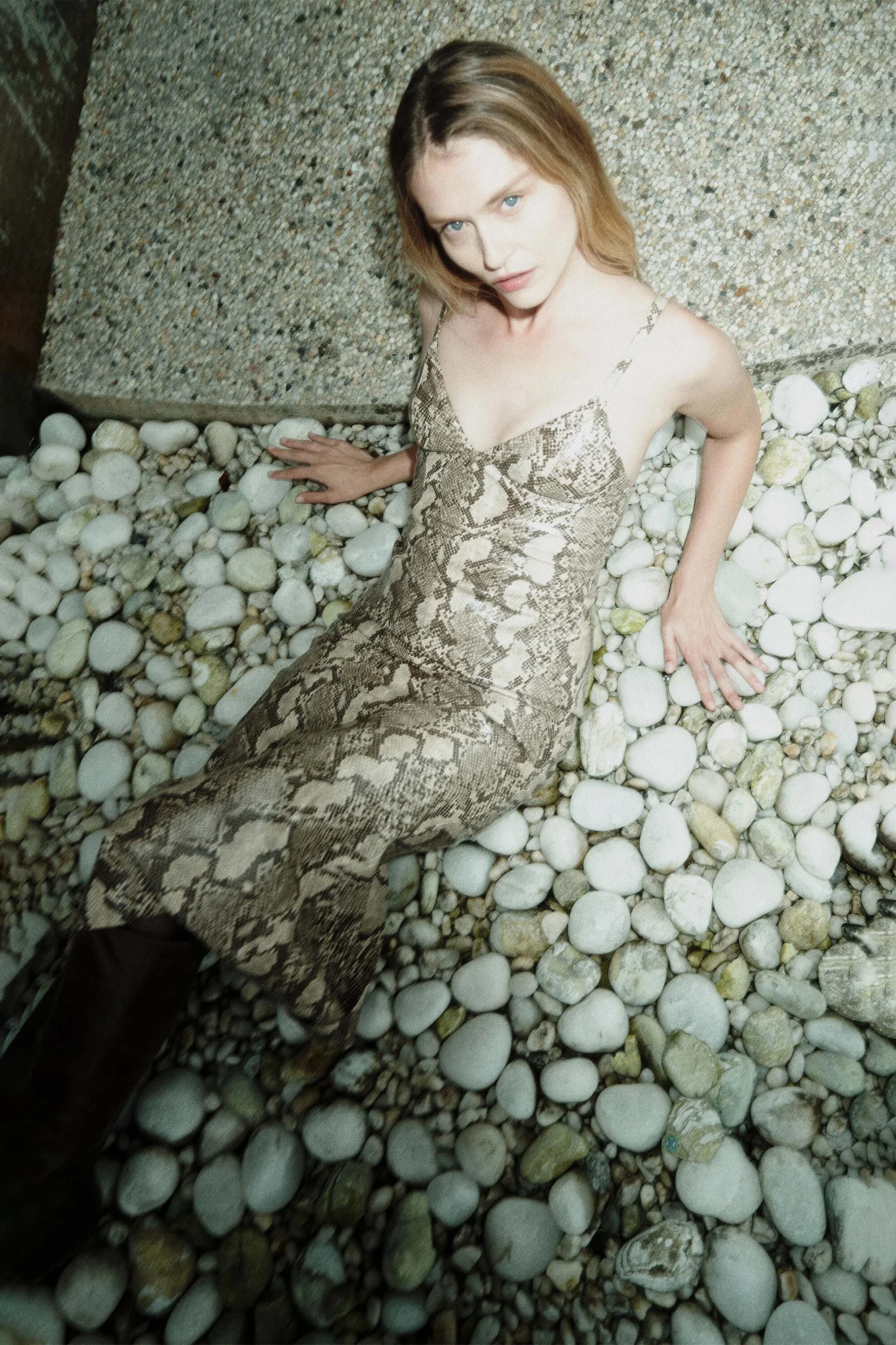 Estine Faux Snakeskin Dress In Snake - 1