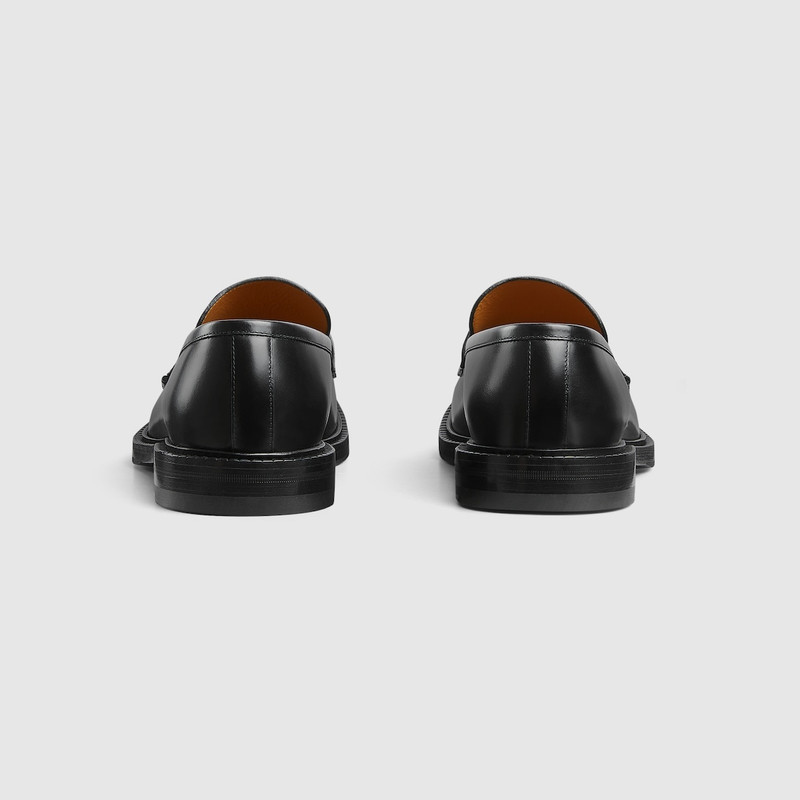 GUCCI Men's loafer with leather Web outlook
