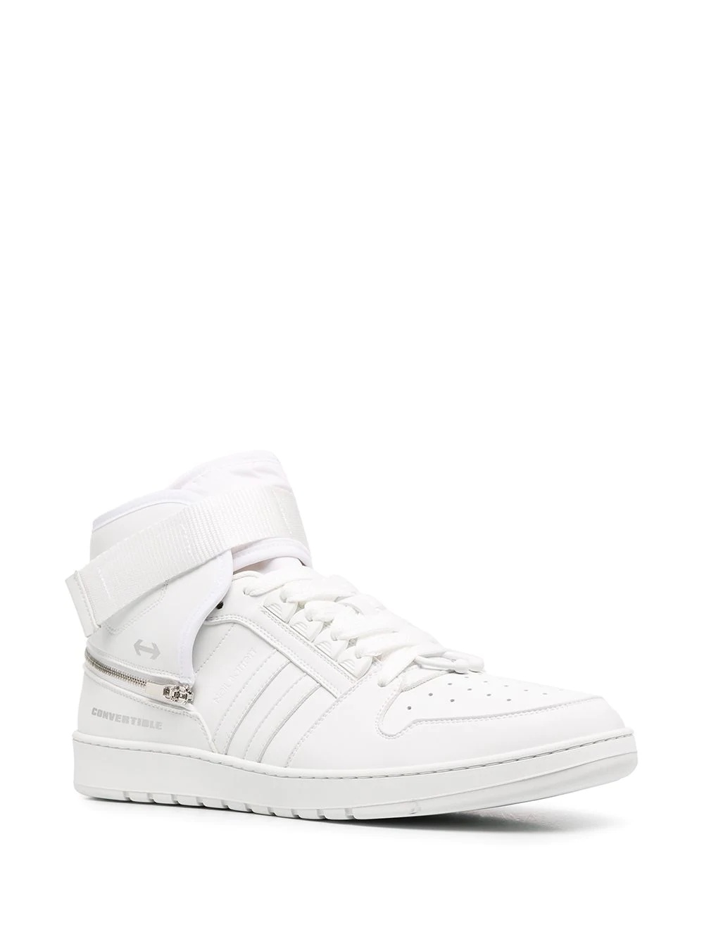 stripe-detail high-top sneakers - 2