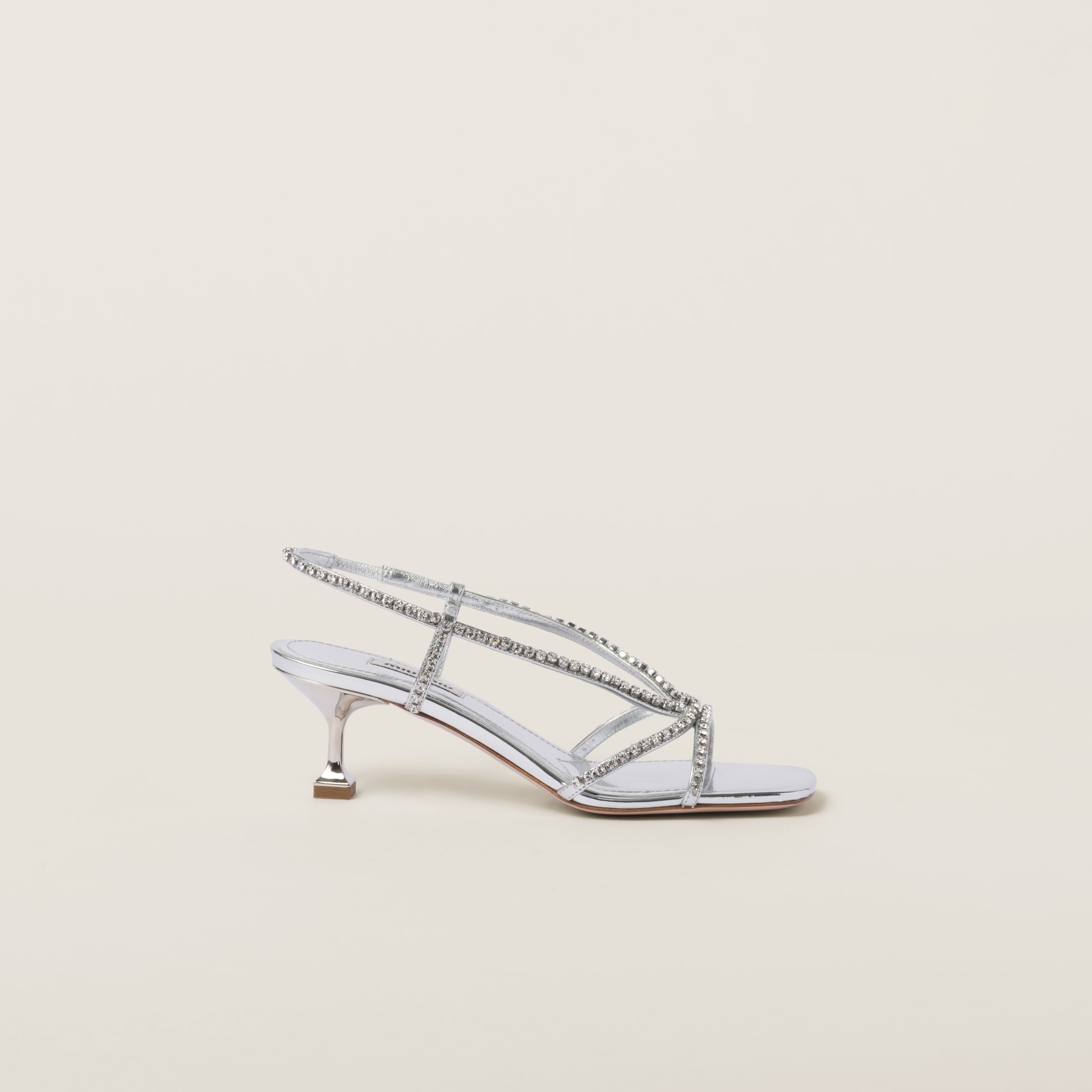 Metallic leather sandals - 2