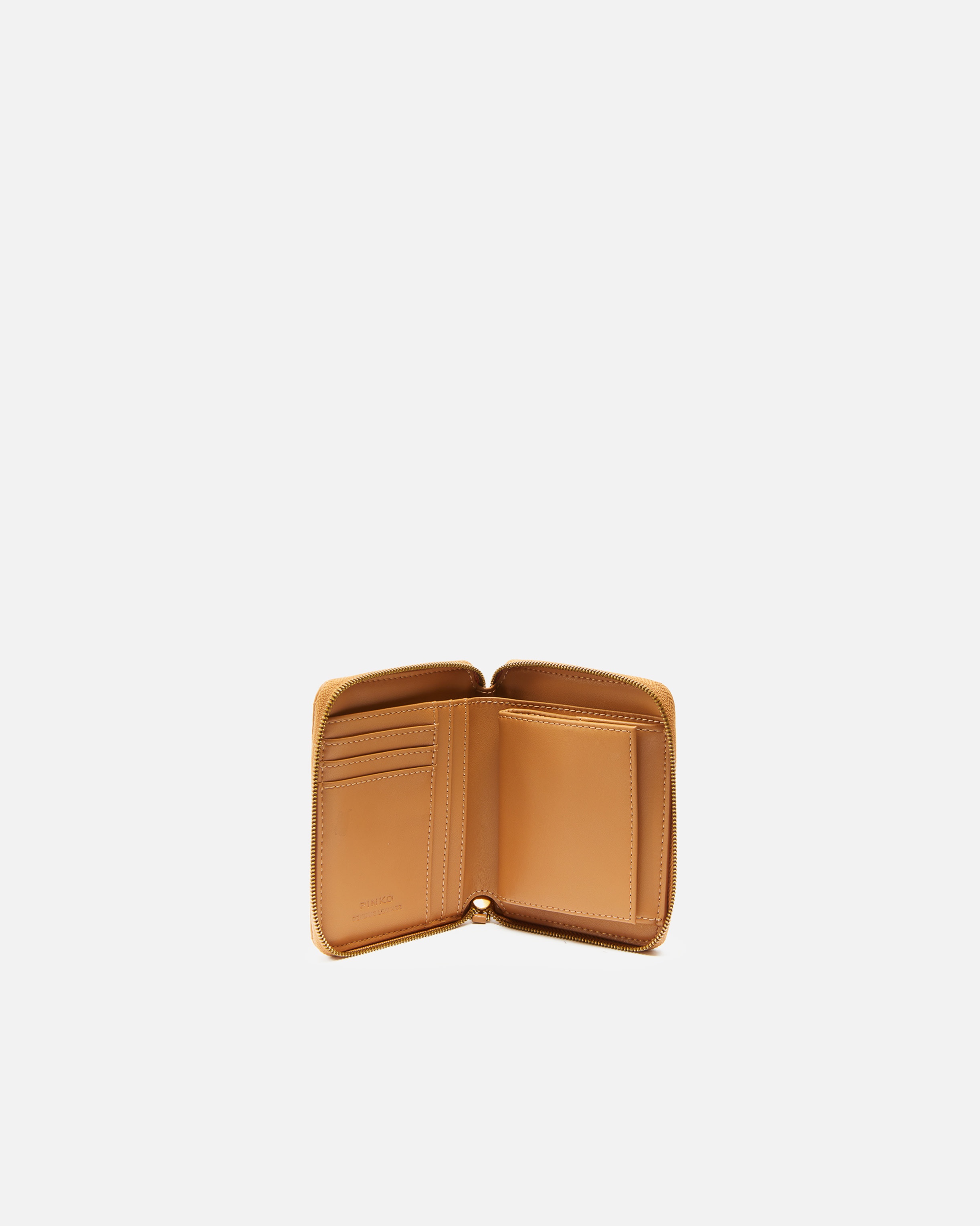 SQUARE QUILTED NAPPA LEATHER ZIP-AROUND PURSE - 3