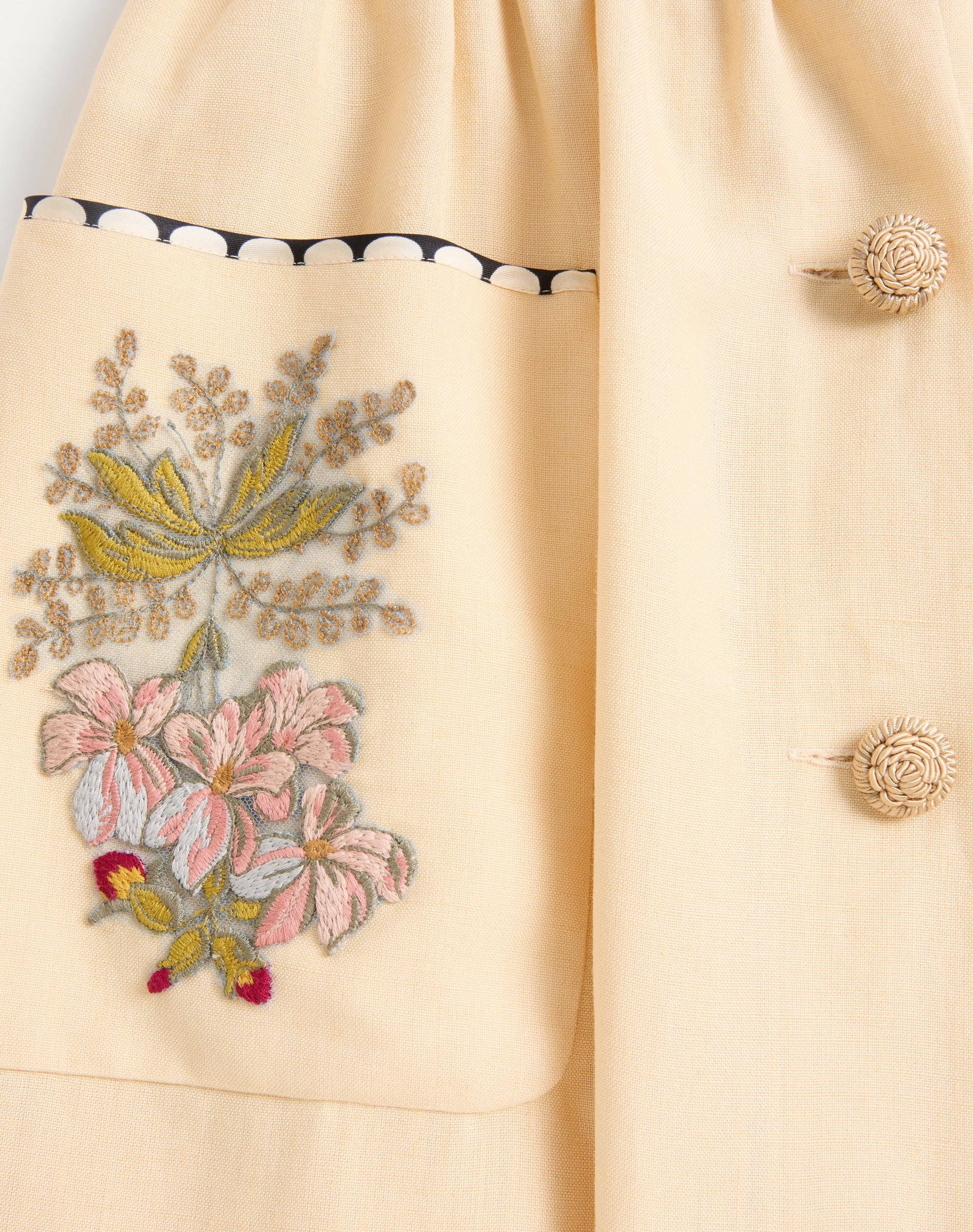 LONG EMBROIDERED SKIRT - 6