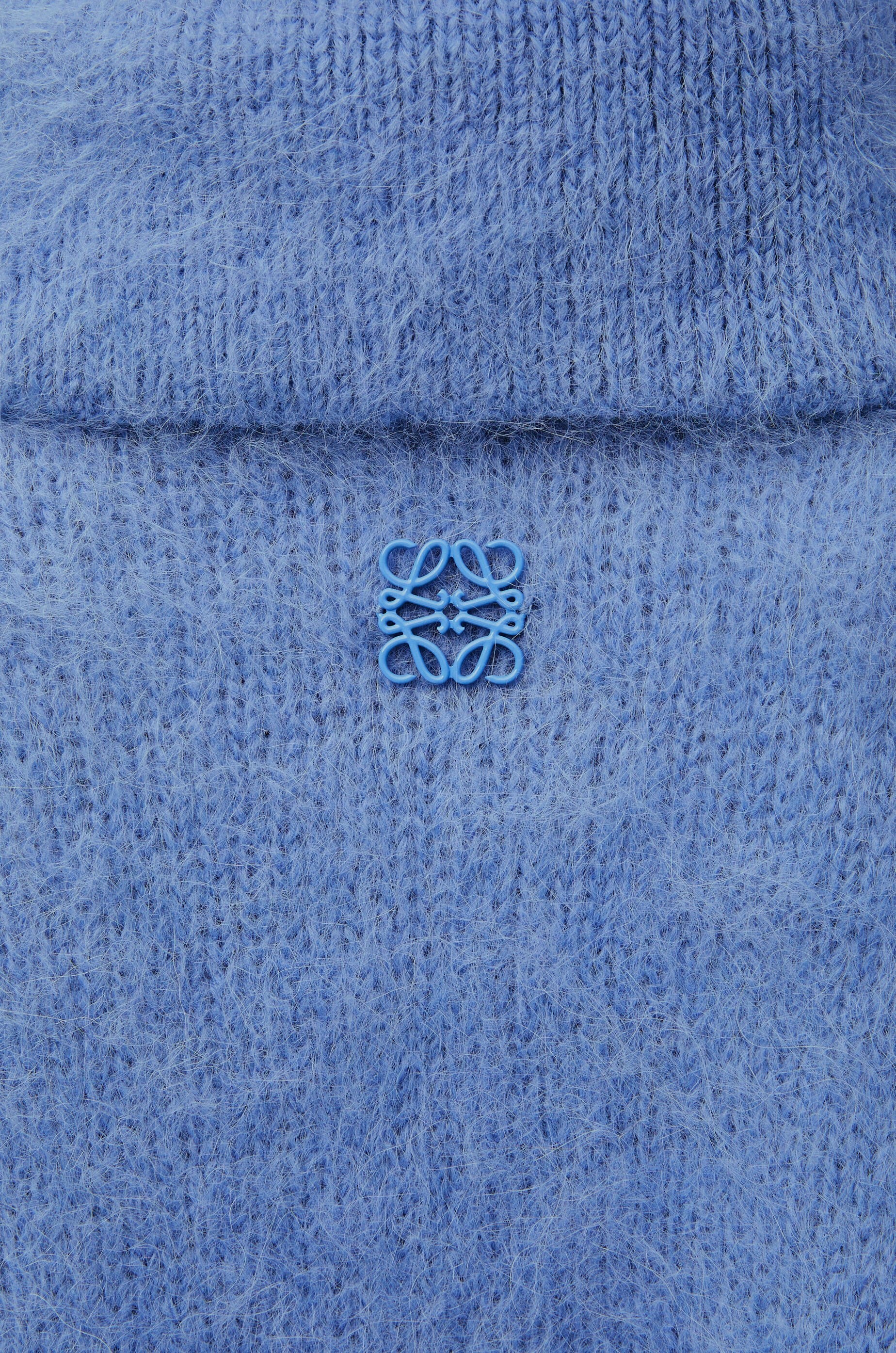 Polo sweater in alpaca and wool blend - 5