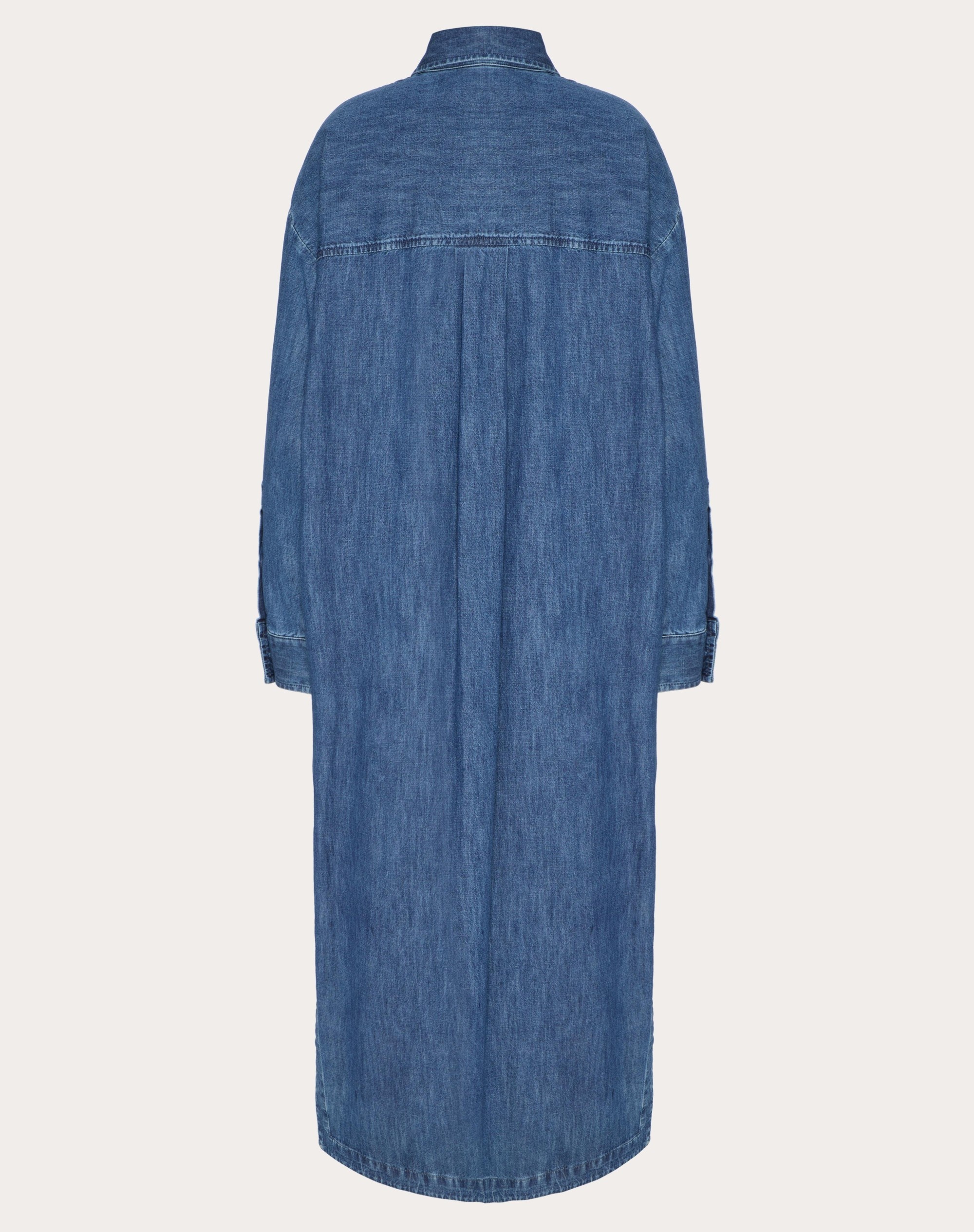 VGOLD DENIM CHAMBRAY LONG KAFTAN - 2