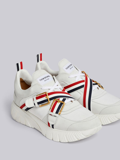 Thom Browne Rwb Webbing Raised Running Shoe outlook