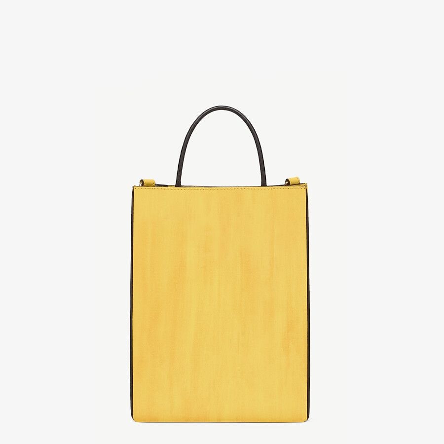 Yellow leather bag - 3