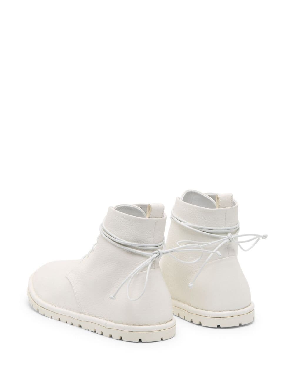 lace-up leather ankle boots - 3