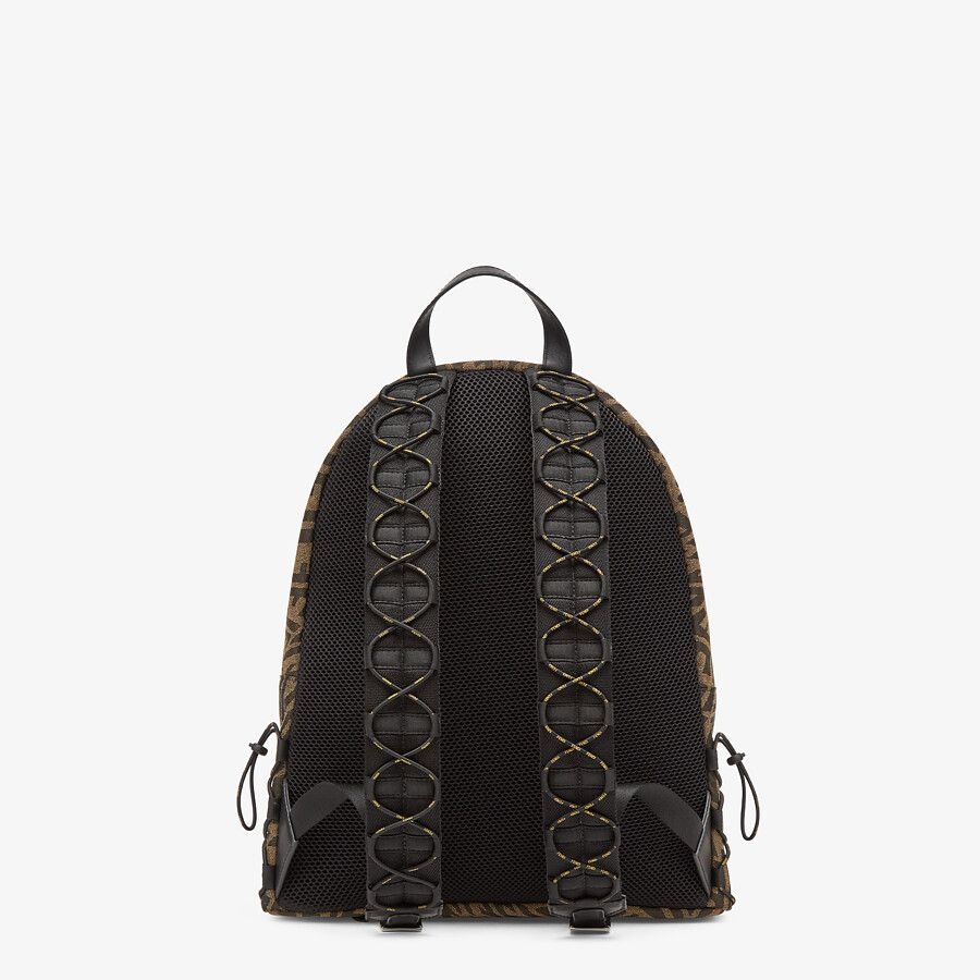 Backpack in brown FF Vertigo fabric - 3