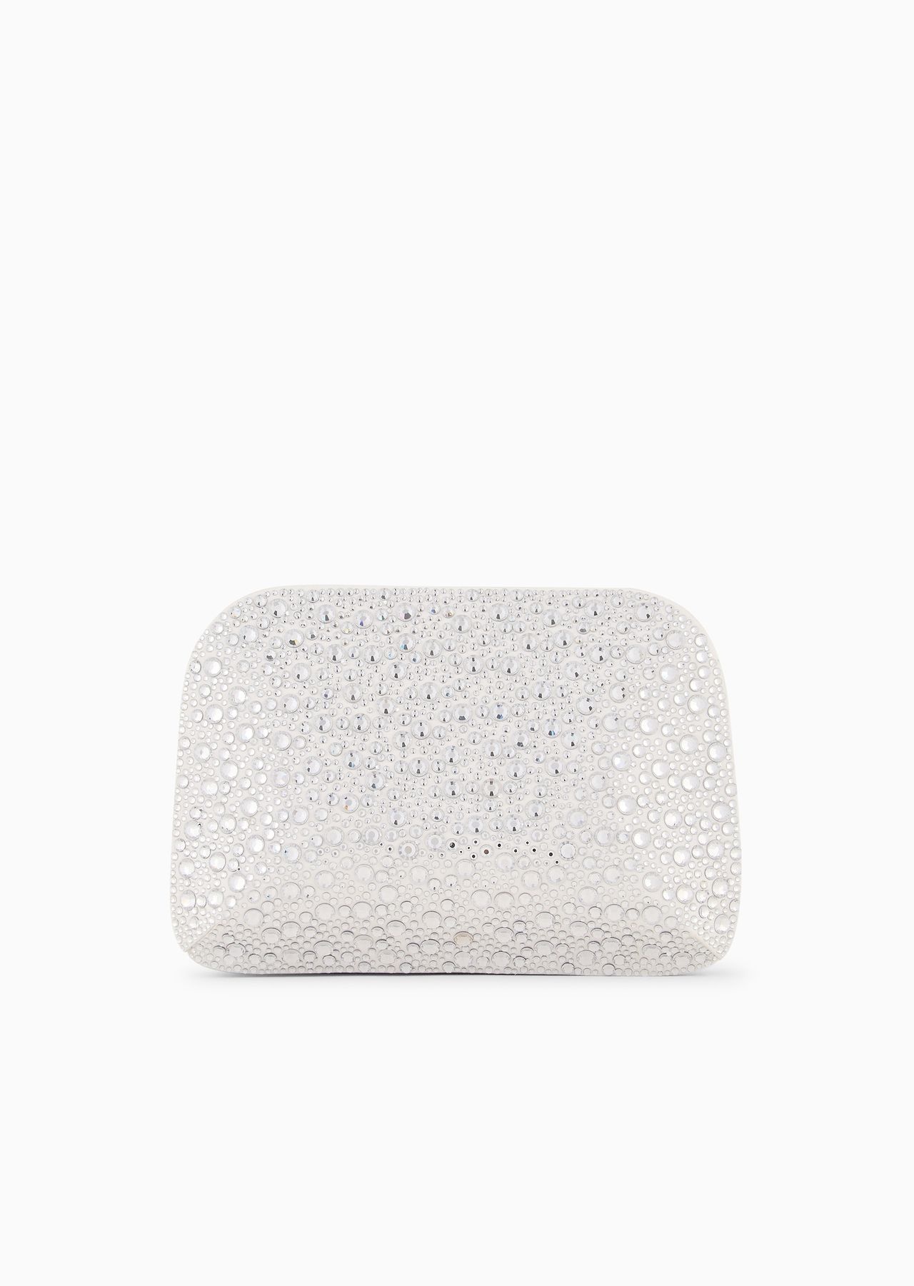 La Prima satin and rhinestone clutch bag - 3
