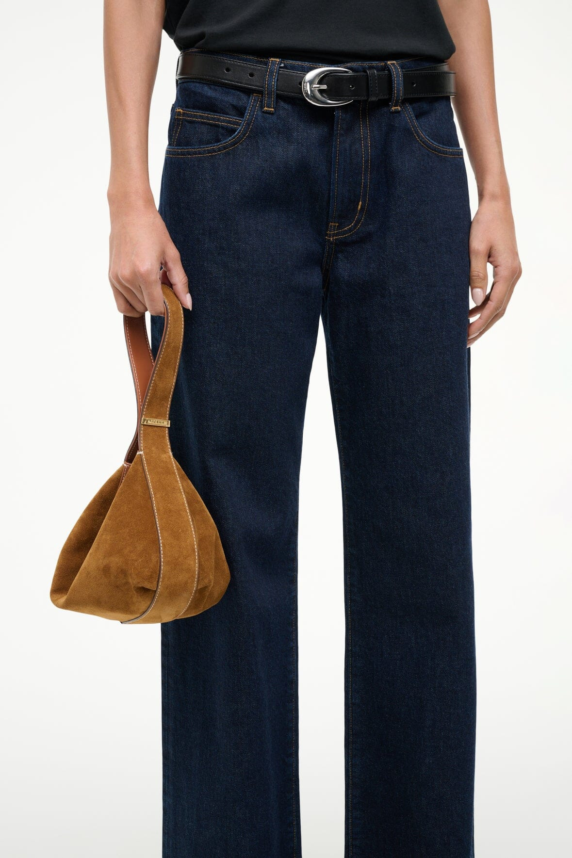 STAUD DEMY SHOULDER BAG TAN - 4