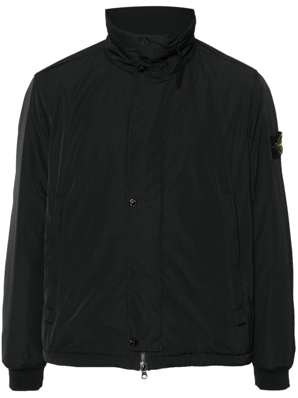 Compass-badge padded jacket - 1