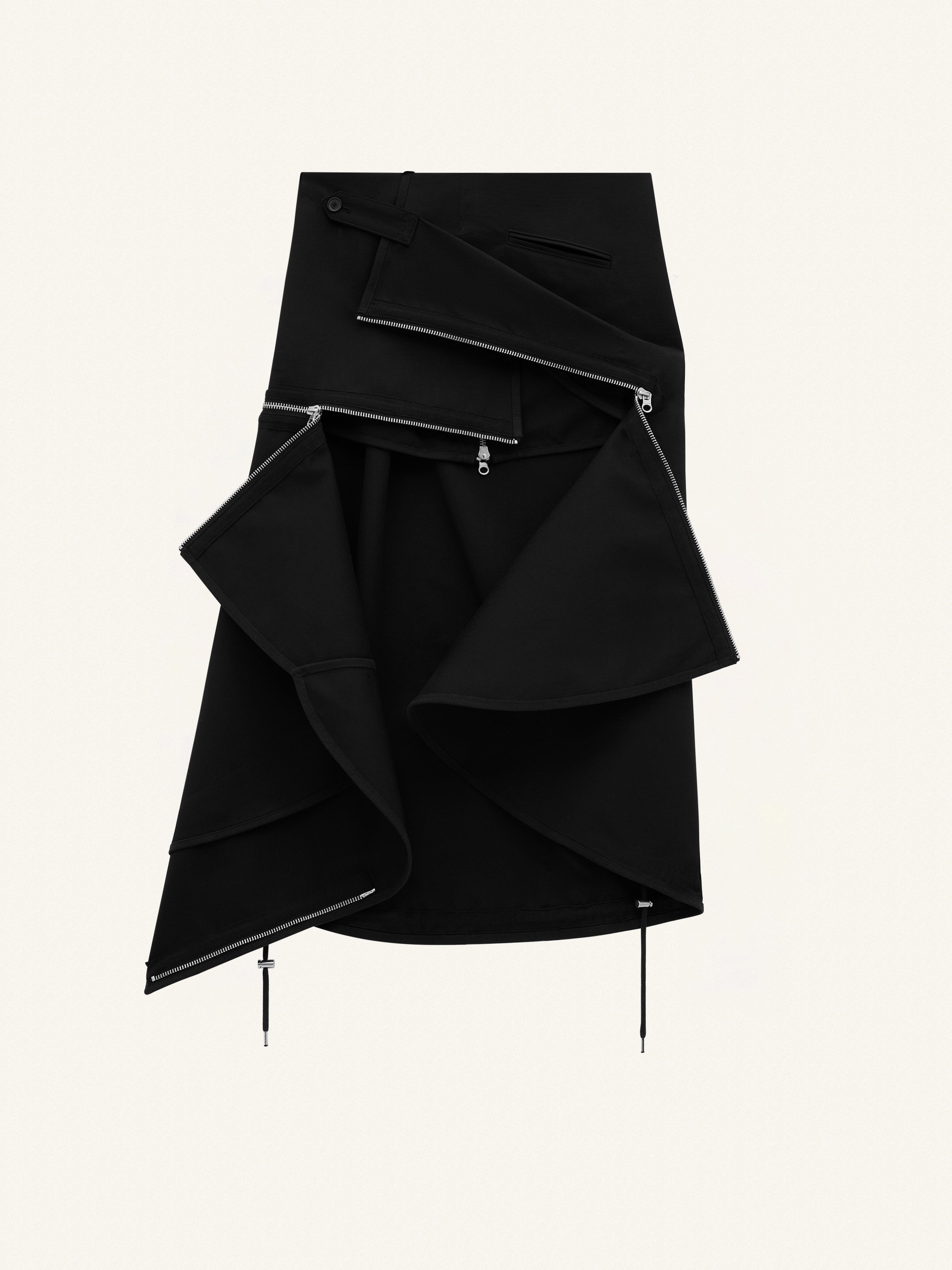MODULAR COTTON LONG SKIRT - 2