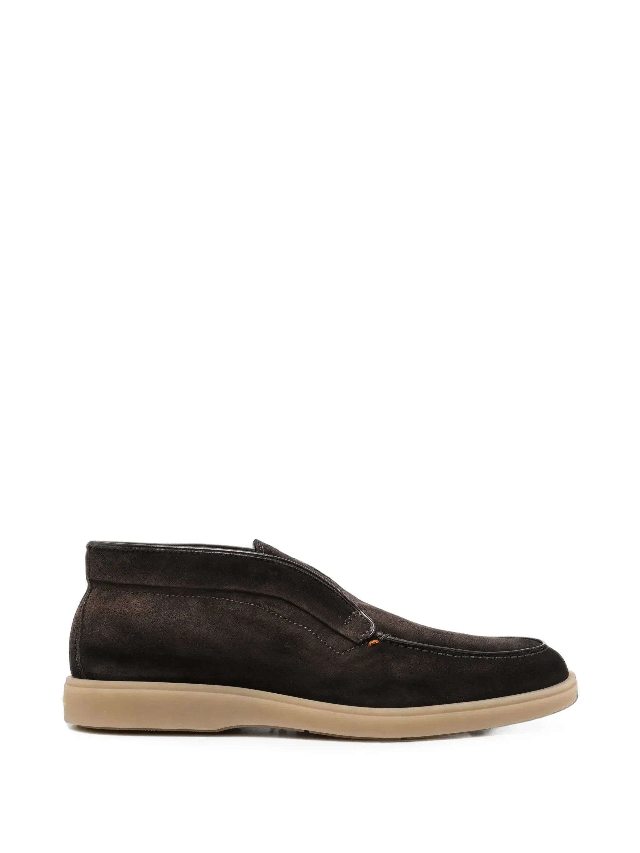 Santoni Suede Slip-on Desert Boots - 1