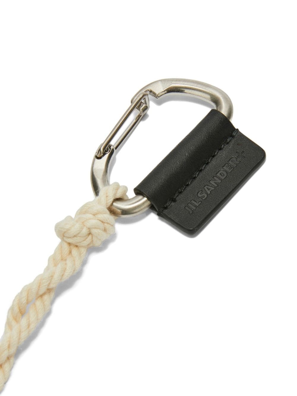 knotted leather keyring - 2