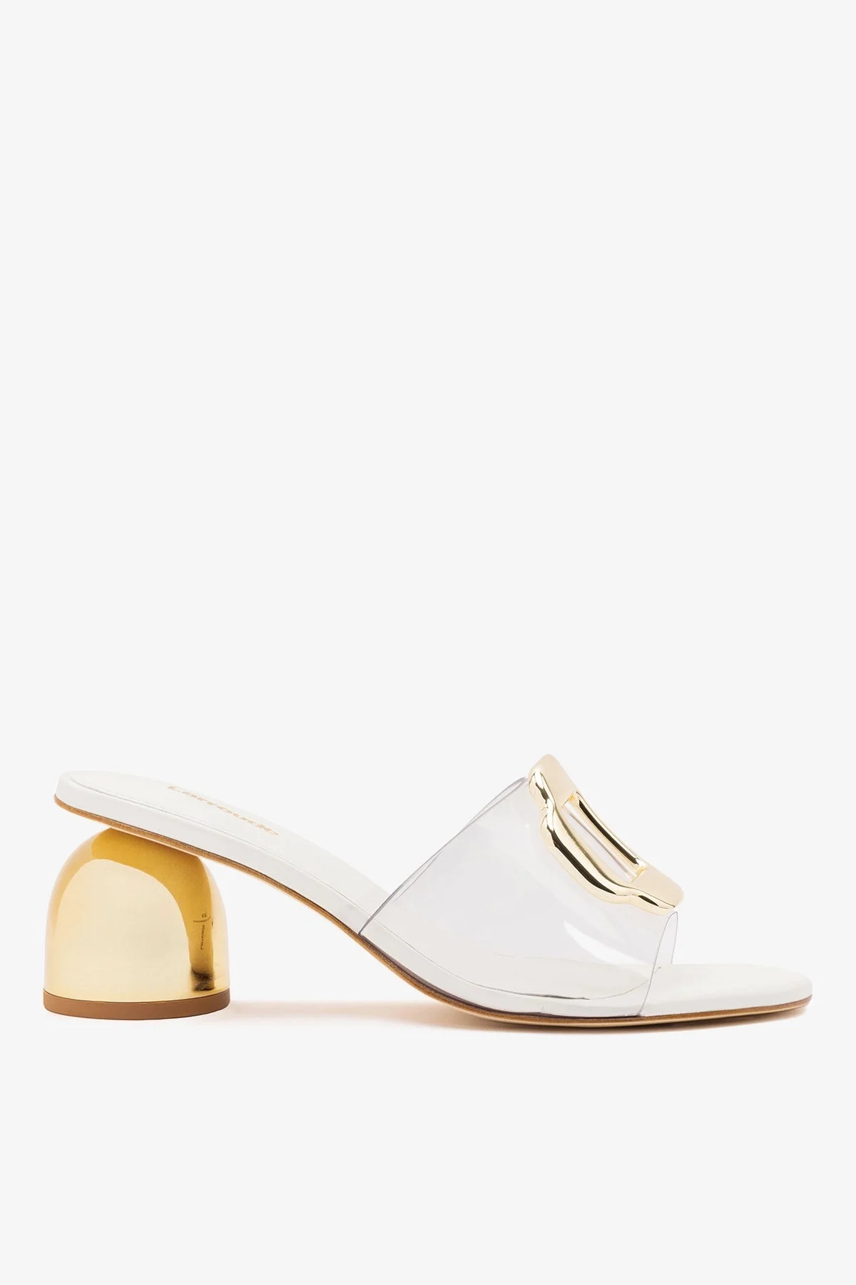 Margherita Clear Mule White Leather - 1