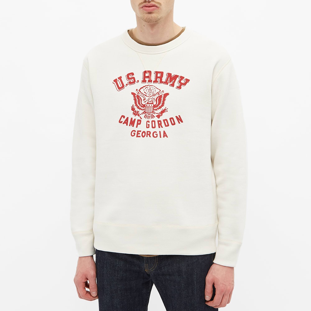 The Real McCoy's Camp Gordon Military Print Crew Sweat - 3