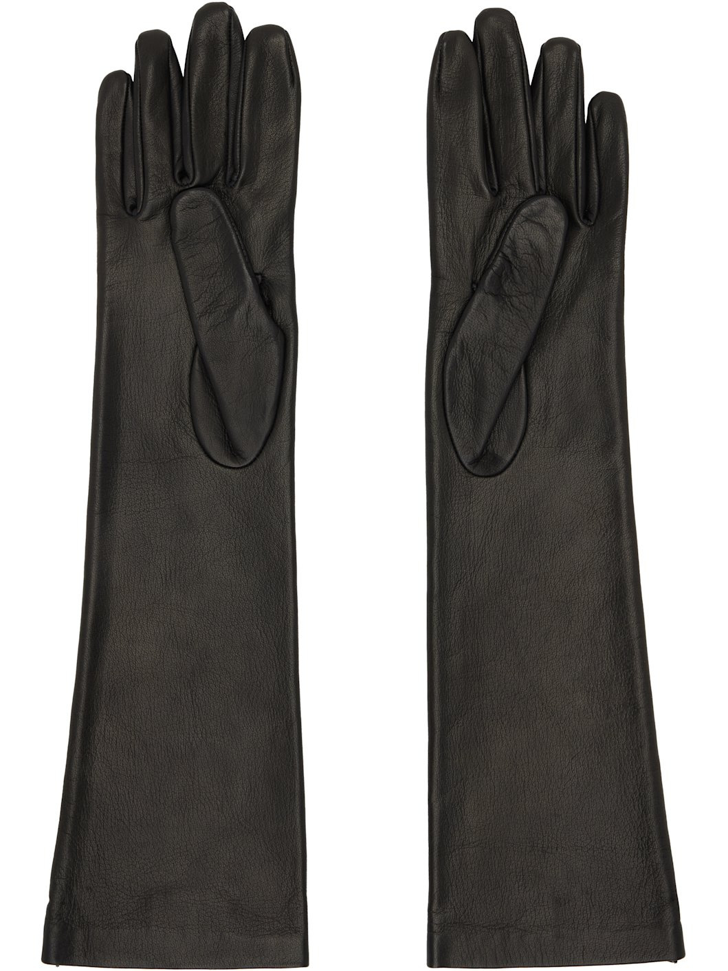 Black Connie Long Gloves - 2