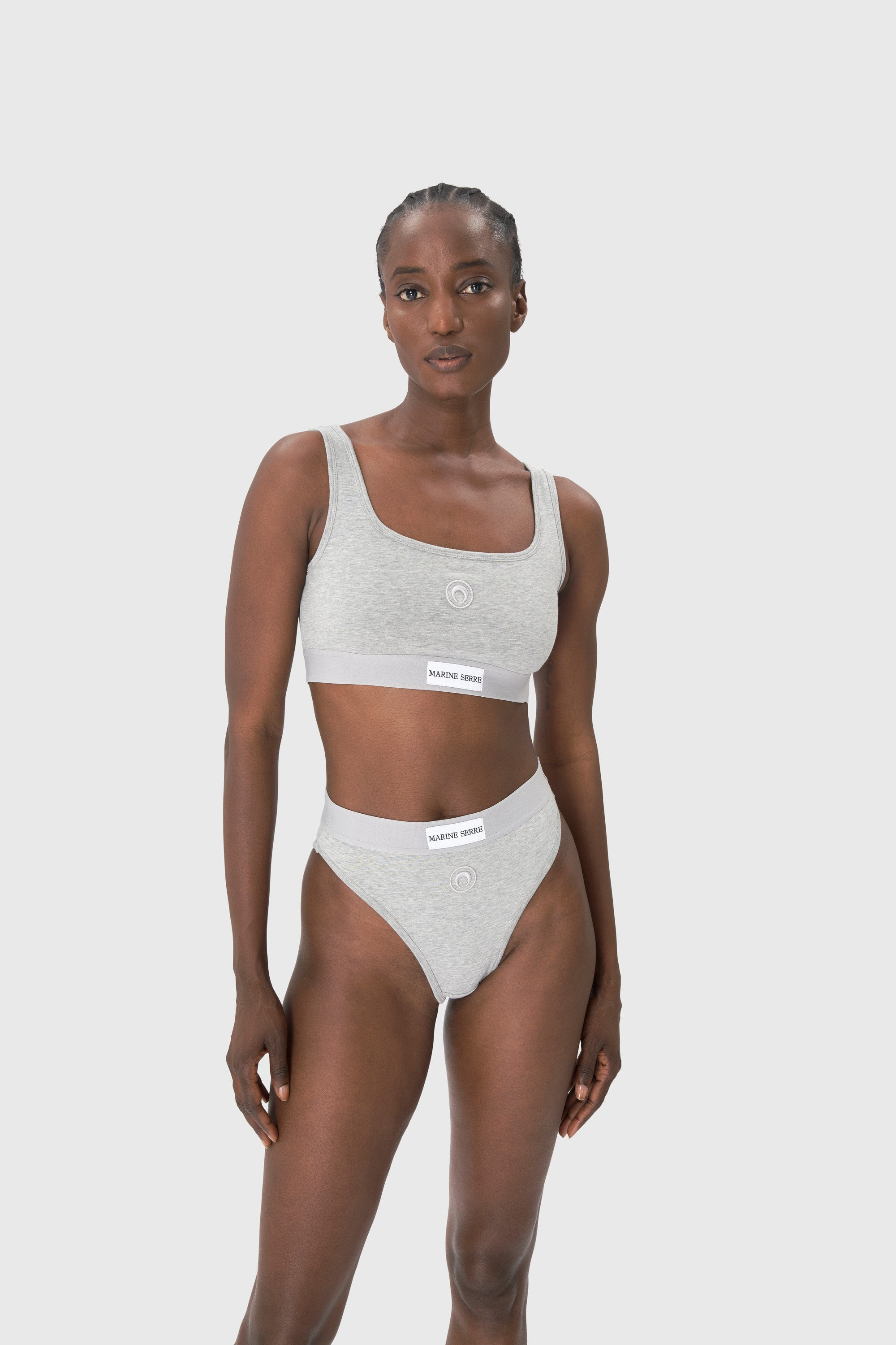 Moon Logo Stretched Jersey High-Waist Brief - 2
