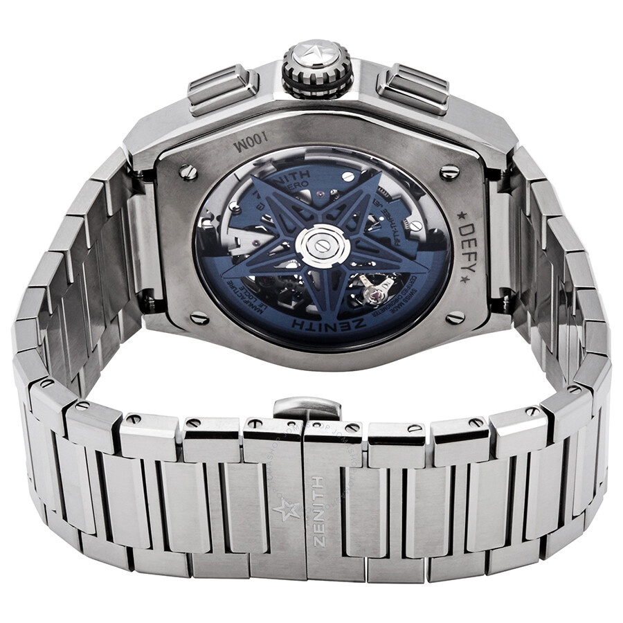 Zenith Defy El Primero 21 Chronograph Automatic Blue Skeletal Dial Men's Watch 95.9002.9004/78.M9000 - 3