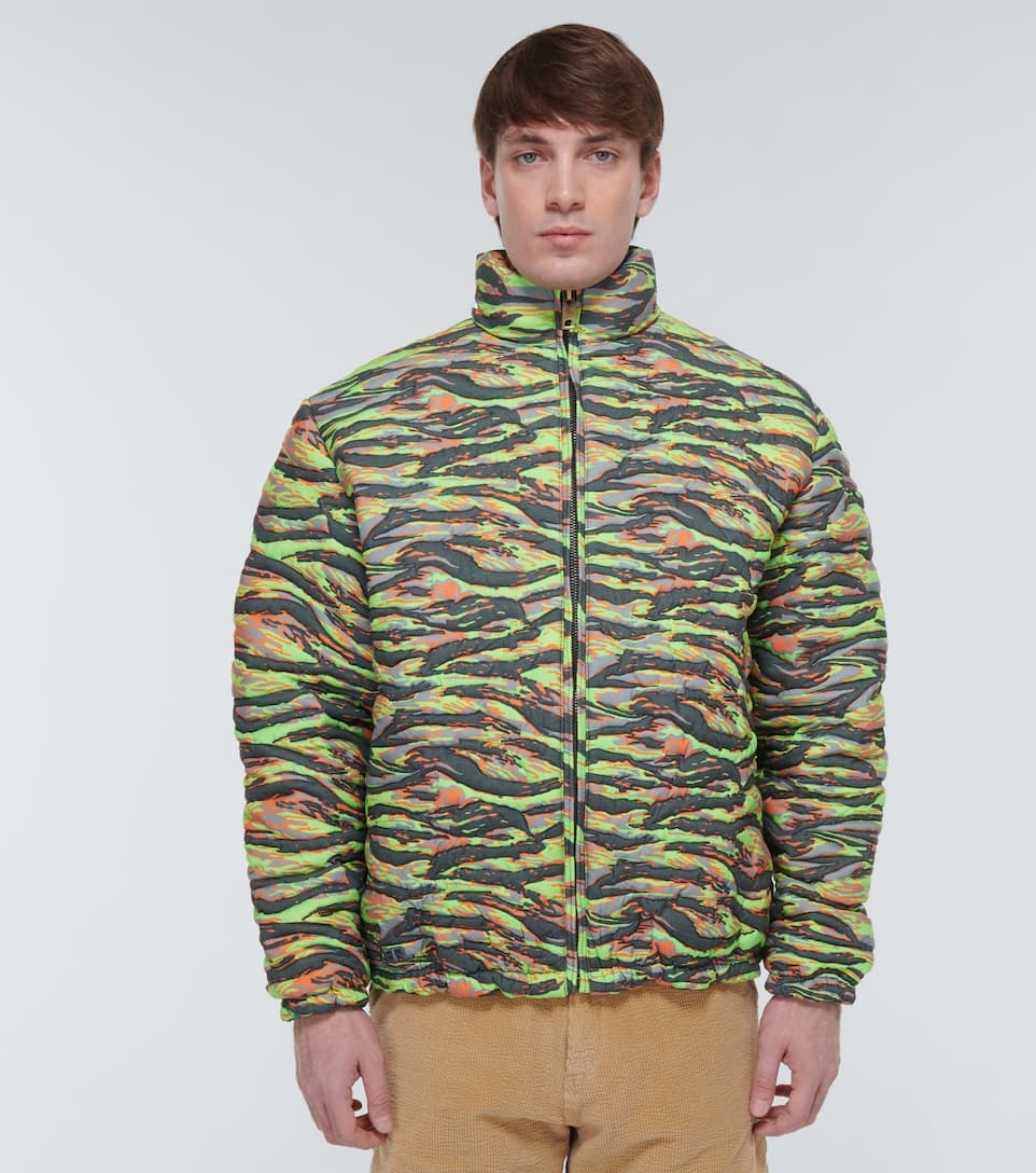 Camouflage quilted cotton jacket - 3