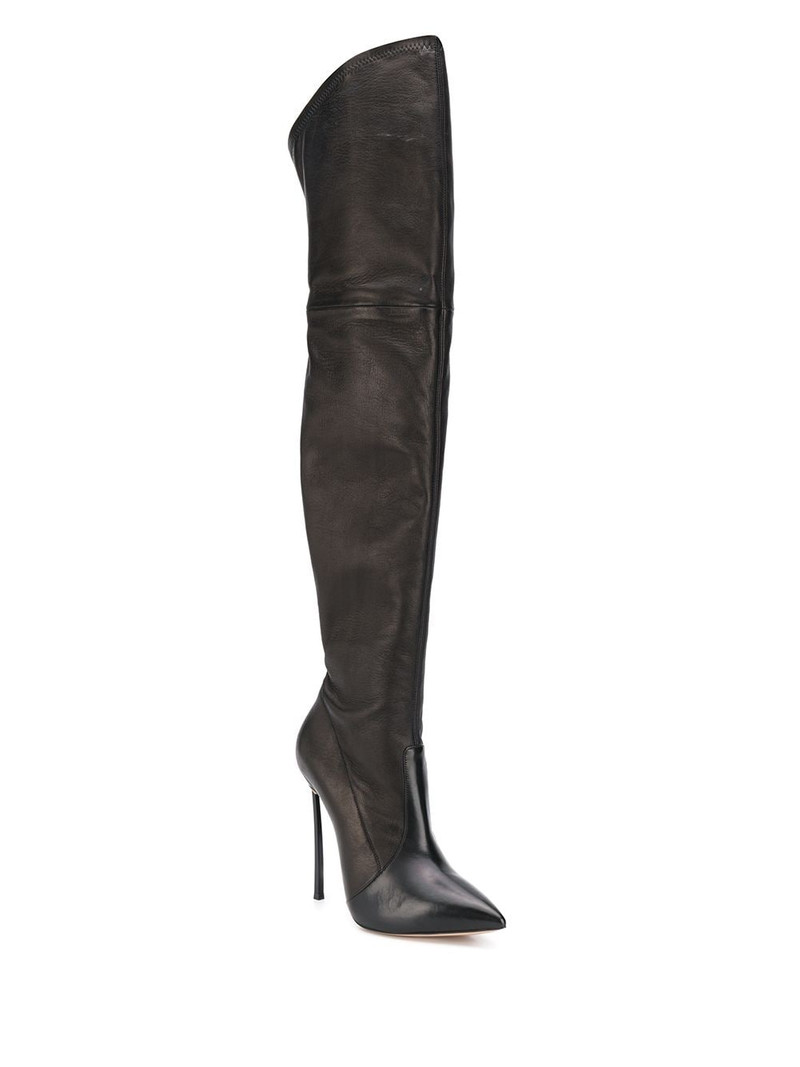 CASADEI blade thigh-high boots outlook