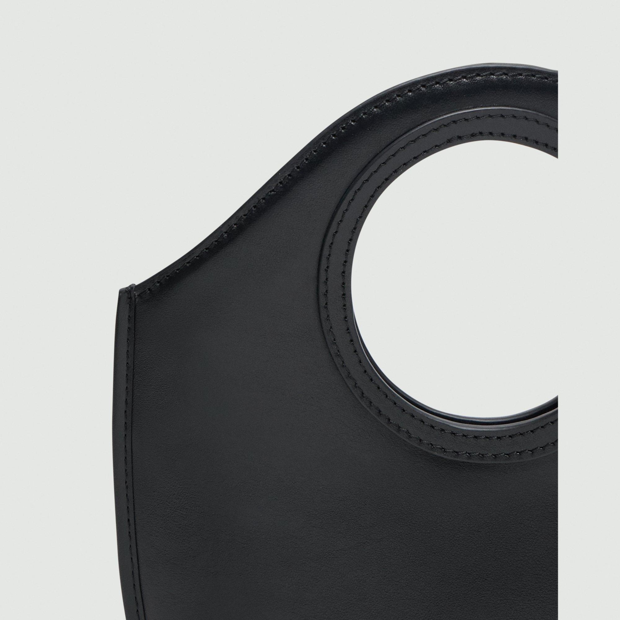 Mini Circle Bag in Leather - 5