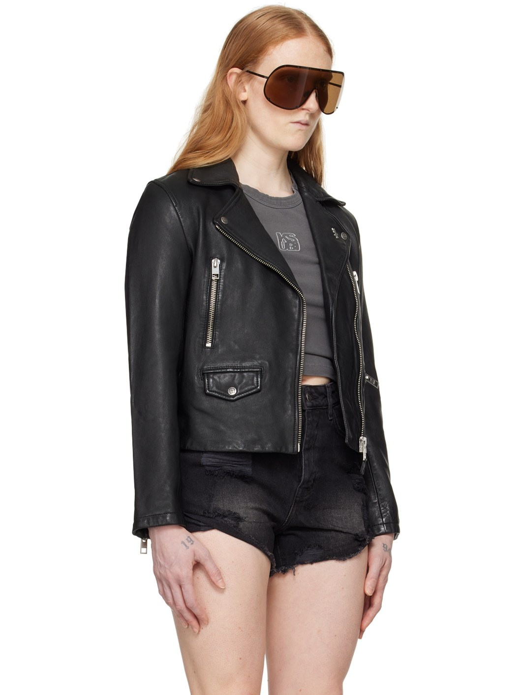Black Amplify Leather Jacket - 2