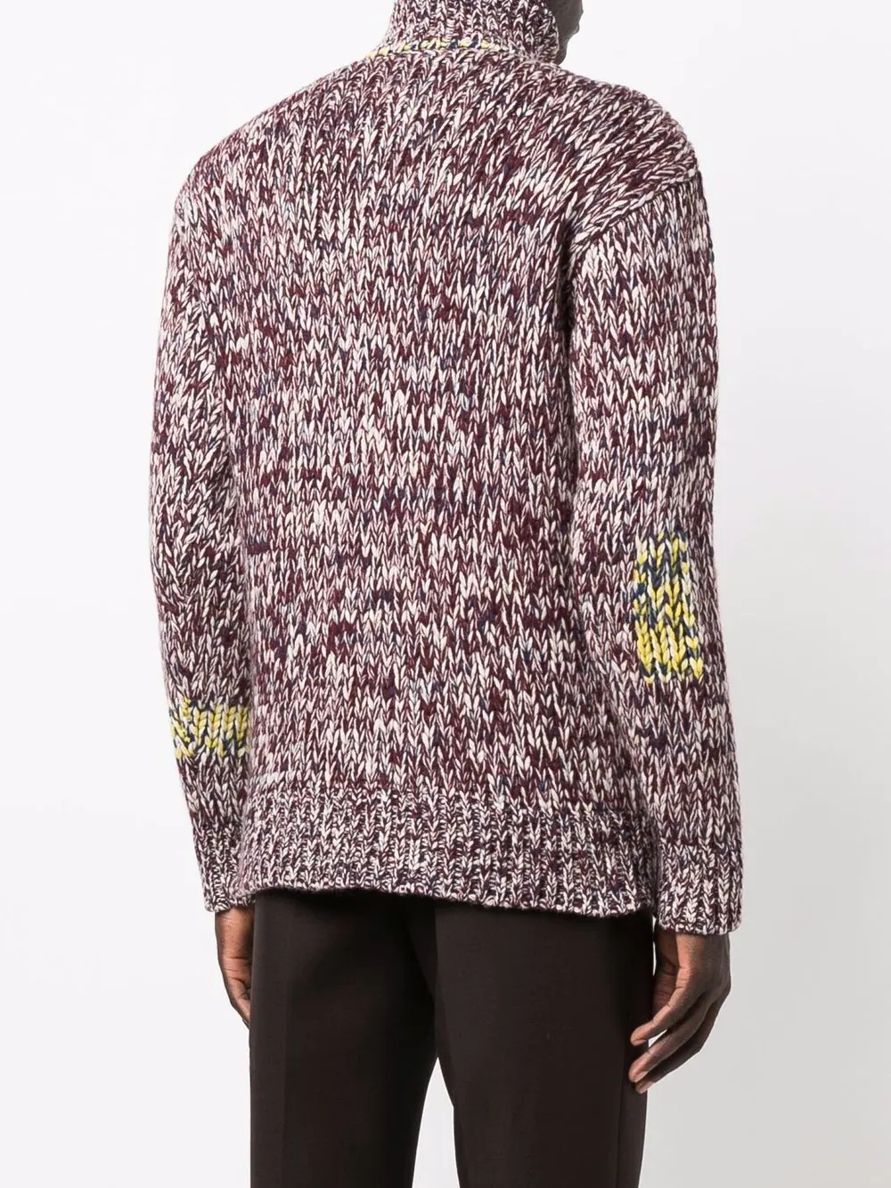 textured knit jumper - 4