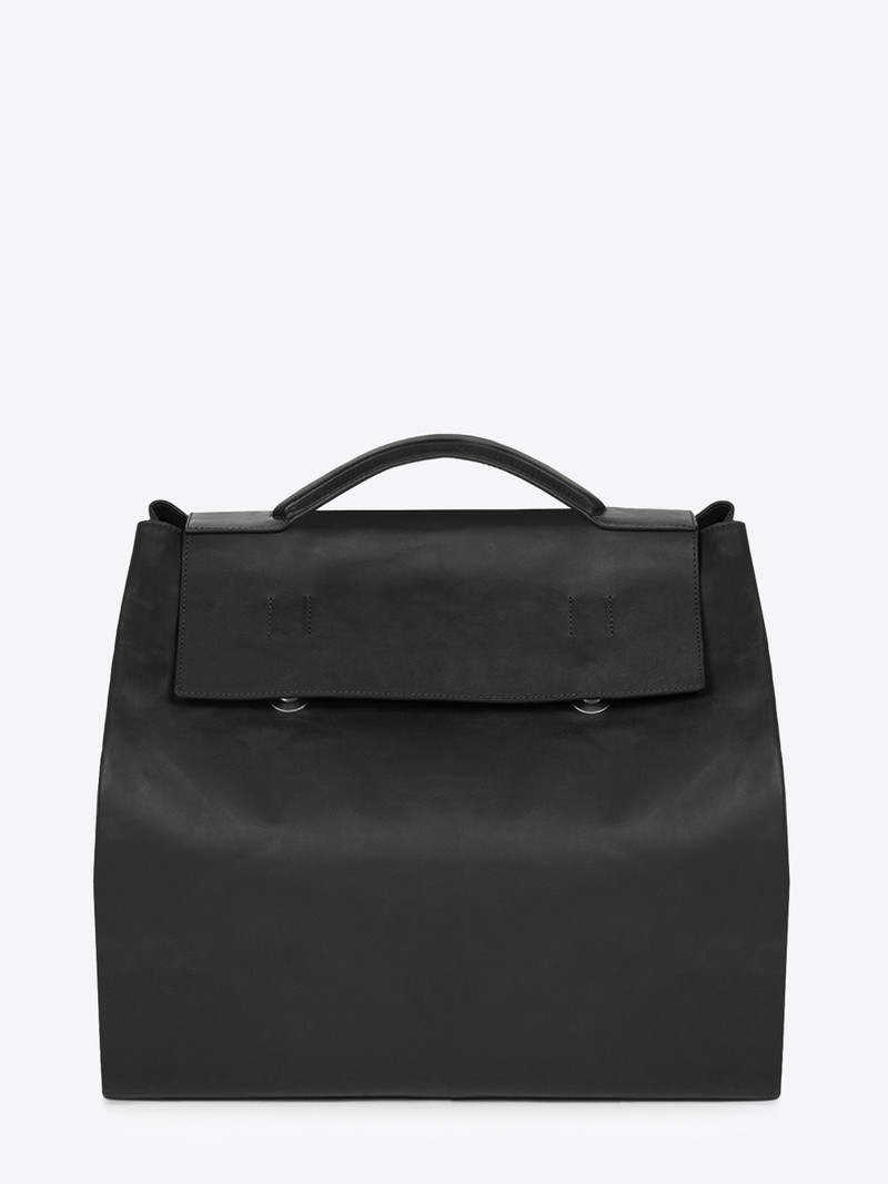 Dries Van Noten LEATHER TOP HANDLE BAG outlook