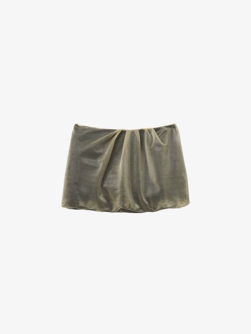 Double Mesh Mini Skirt - 1