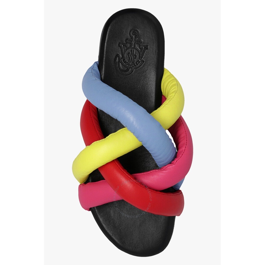 Moncler Ladies Jbraided Slides Sandals - 3