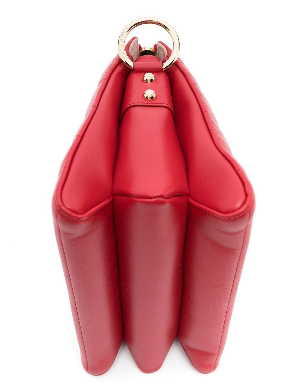 stitched-logo detail clutch bag - 4