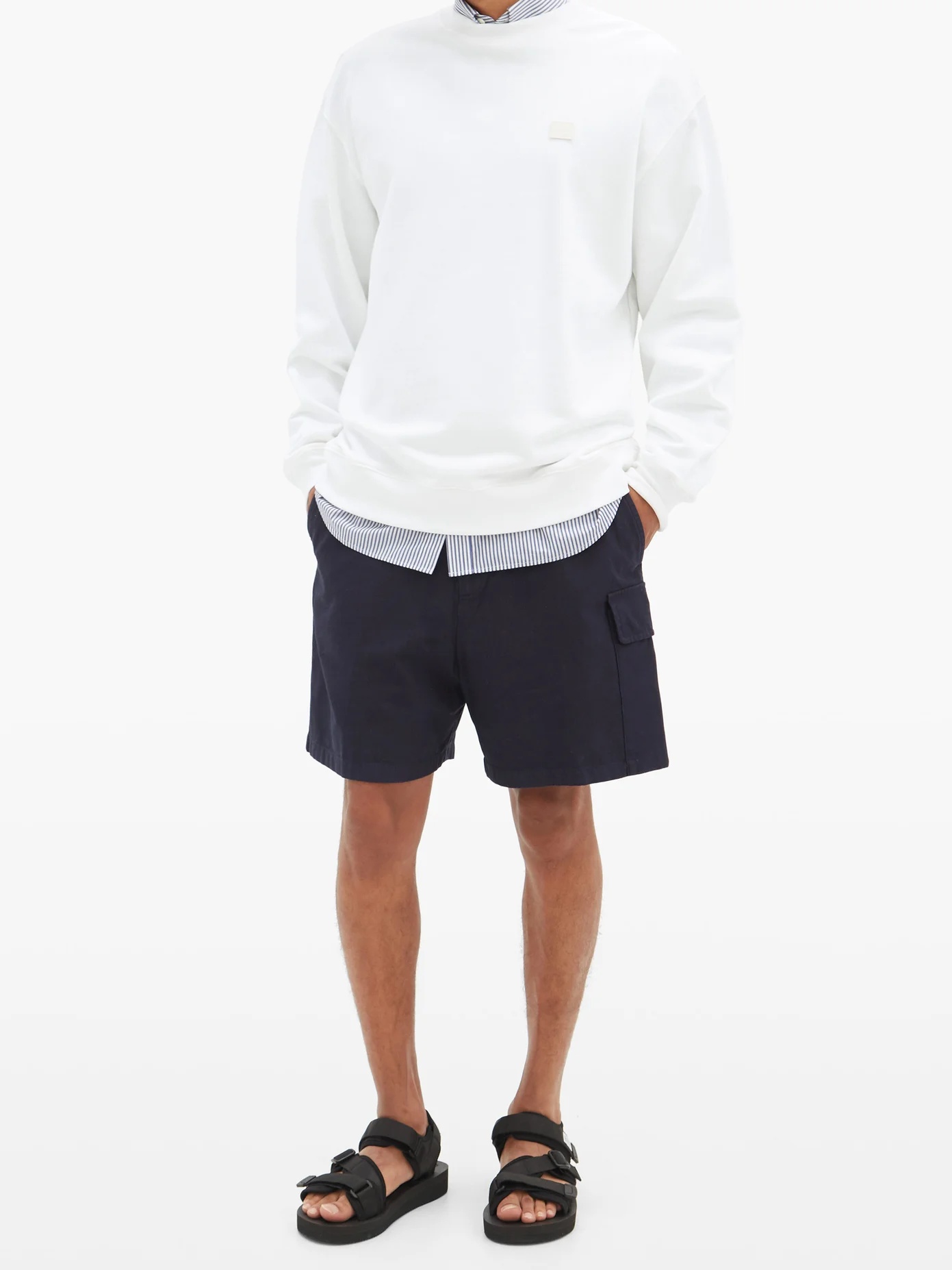 Rodney cotton-twill shorts - 2