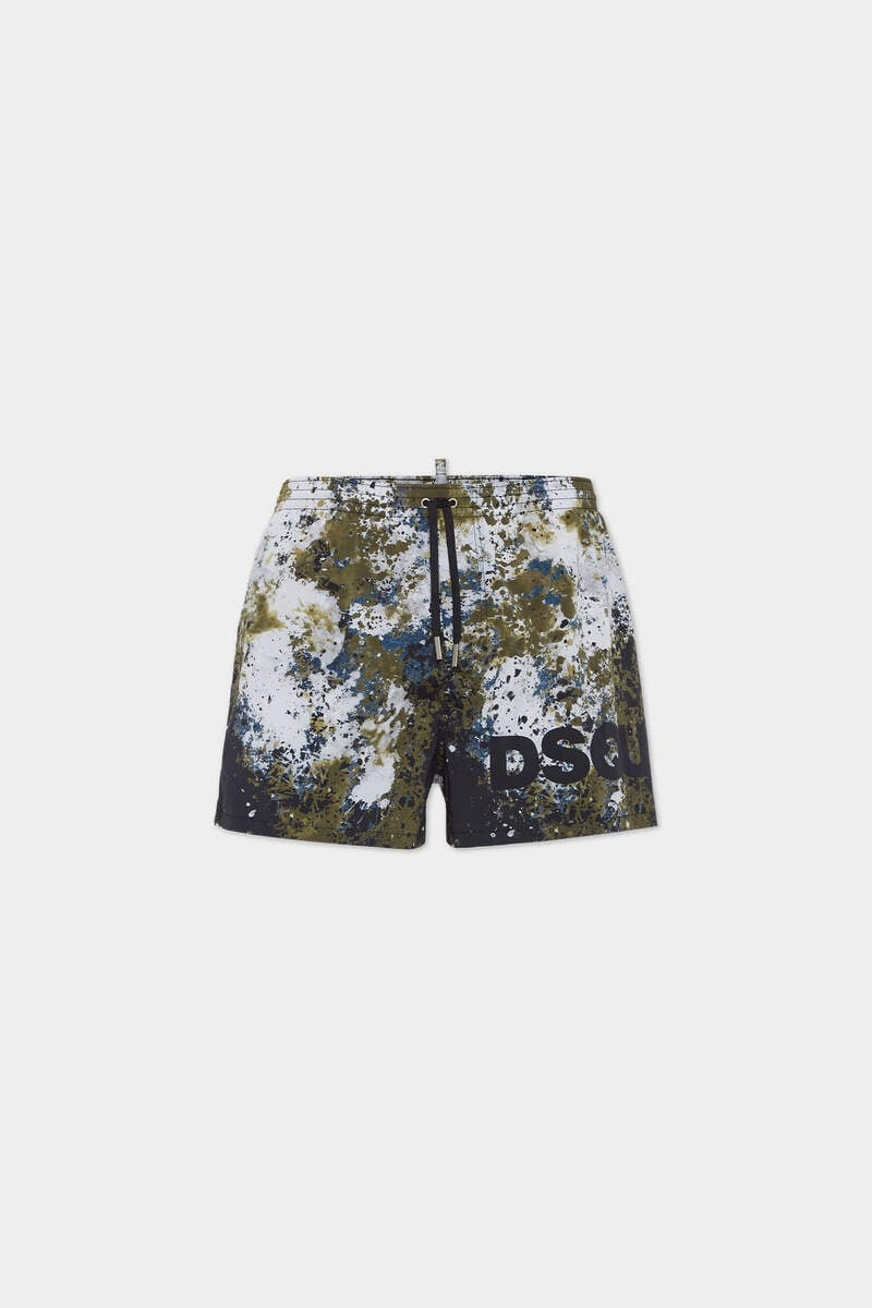 CANADIAN CAMOUFLAGE MIDI SWIM BOXER - 1