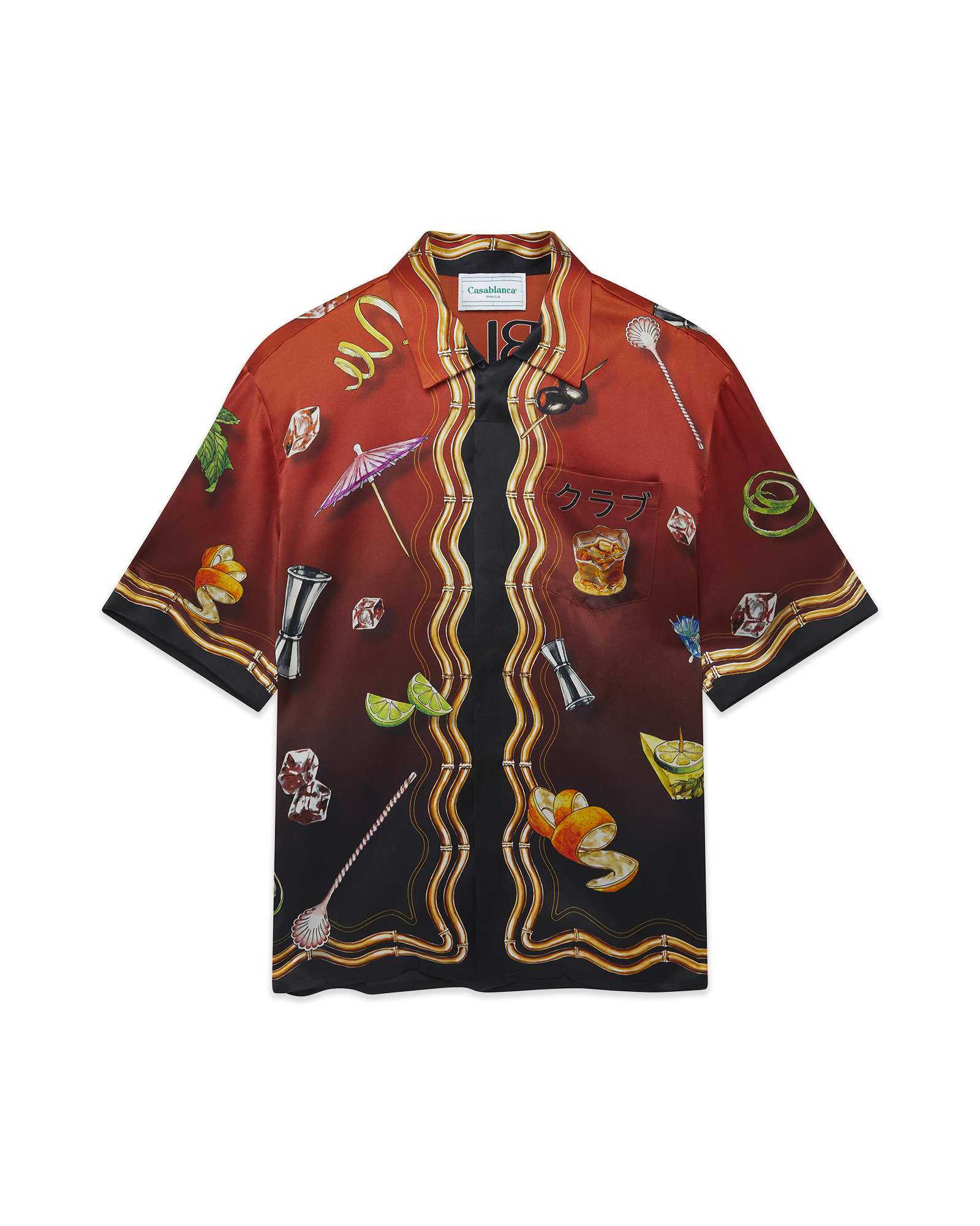 Casa Club Sunset Silk Shirt - 1